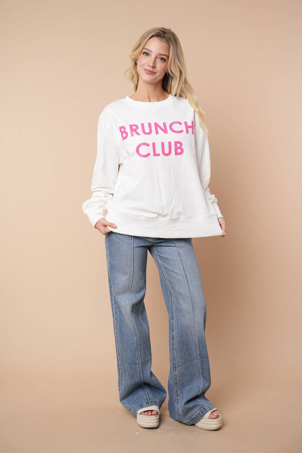 Brunchin’ & Munchin’ Pullover - BFF Here