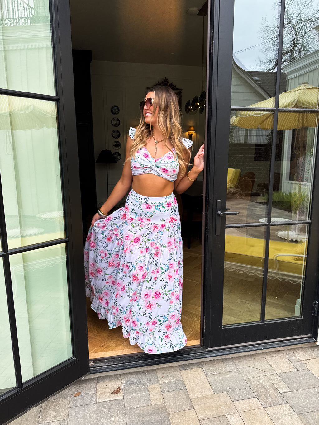 PREORDER: Floral Capri Chic Swim Set by Blakeley (ETA March)