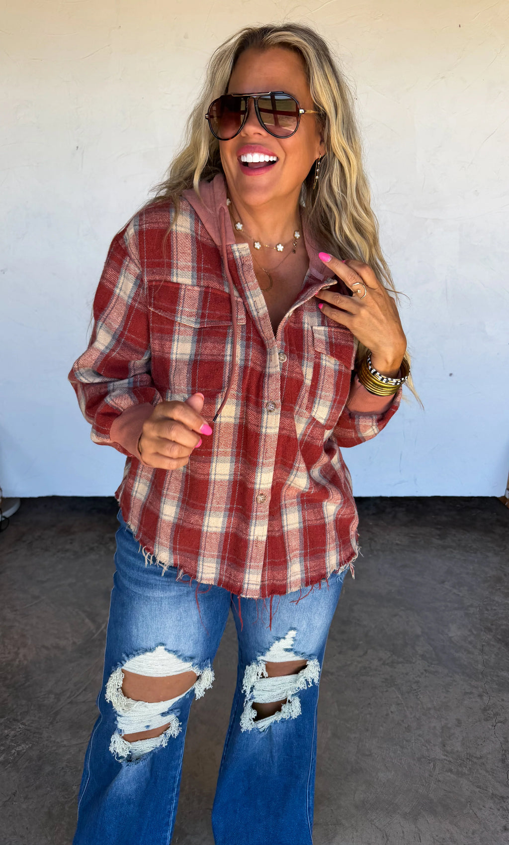 PREORDER: Mountain Morning Plaid Shacket by Blakeley (ETA: October)