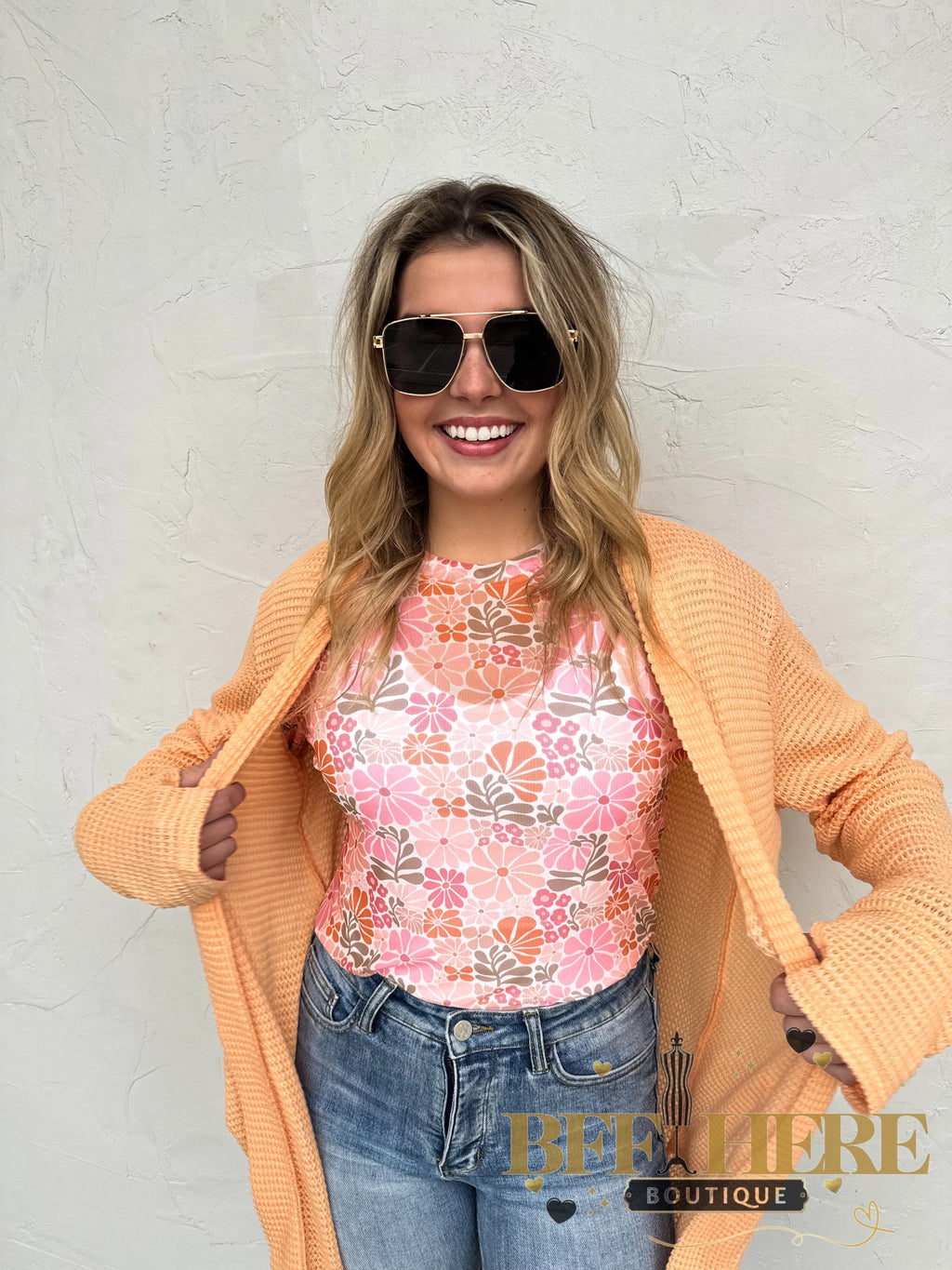 Vintage Floral Mesh Top by Blakeley - BFF Here