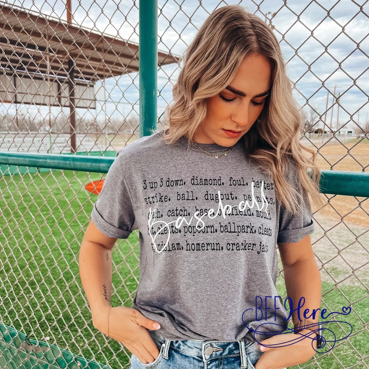 Game Day Ready: Essential Baseball Tee - BFF Here