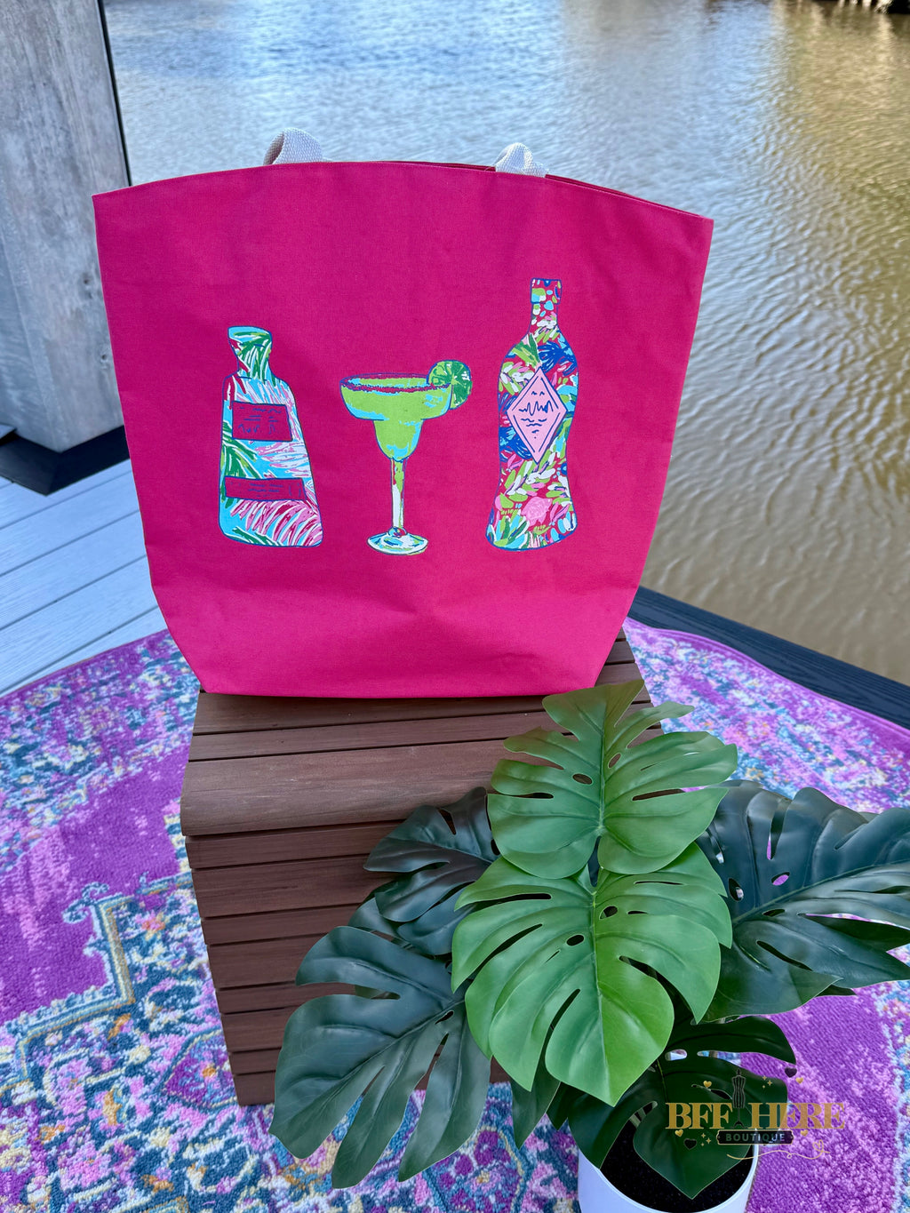 Tequila Sunrise Tropic Tote - BFF Here