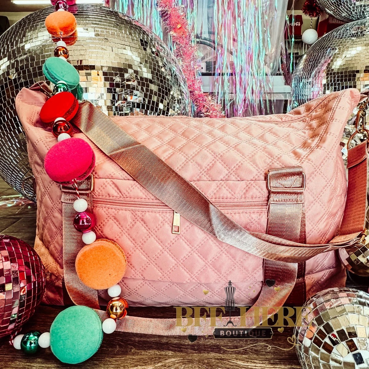 Cross-Stitch Duffle / Choice of Color - BFF Here
