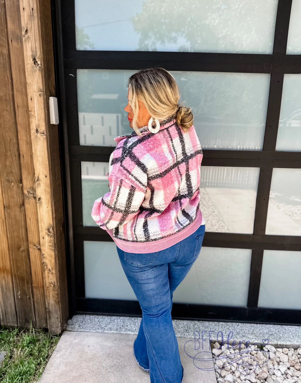 PREORDER: Chic Plaid Shaket: Your New Wardrobe Essential / Choice of Color (Ships Middle of November) - BFF Here