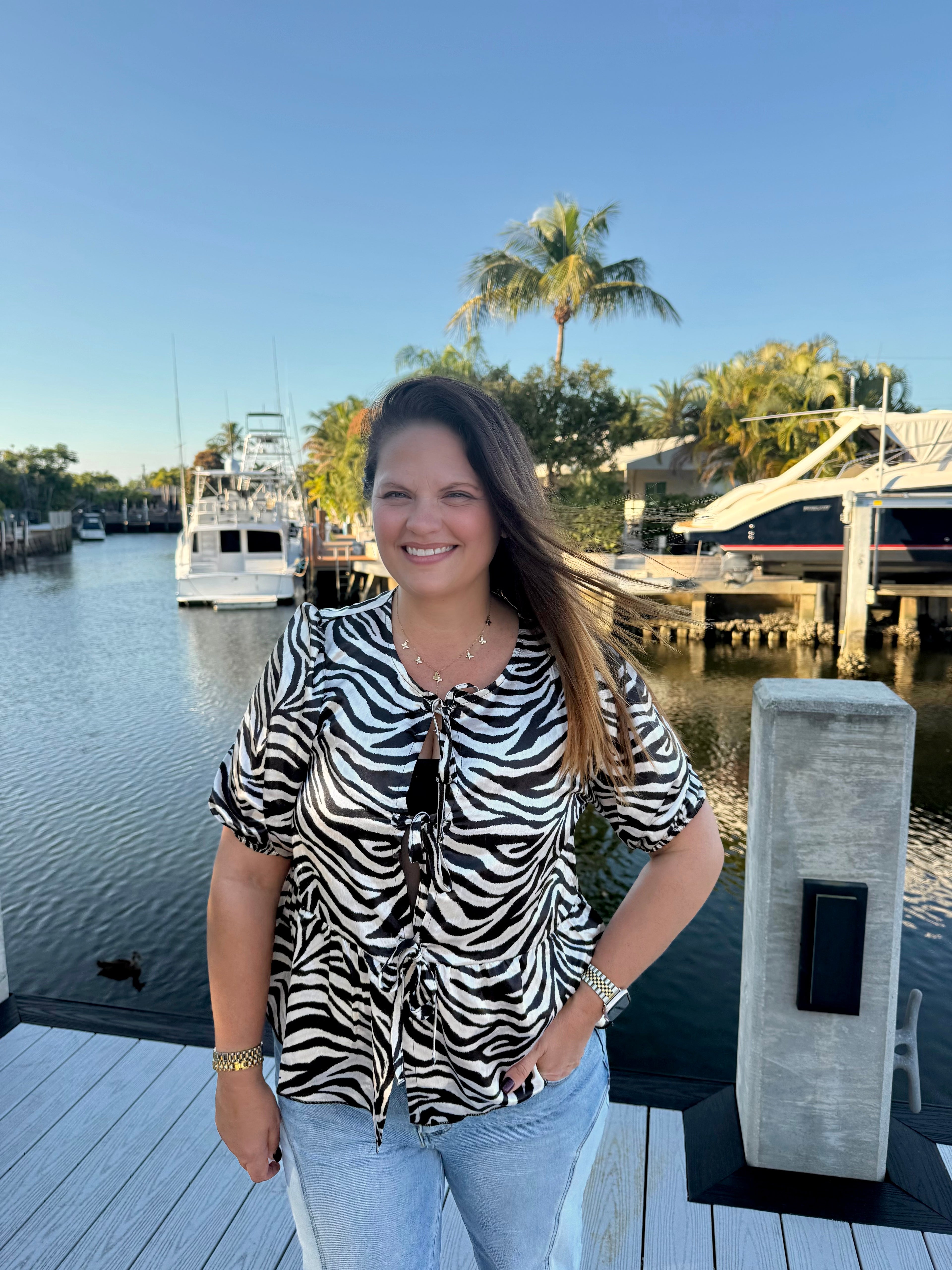 Cowgirl Safari Tie Top by Sterling Kreek - BFF Here