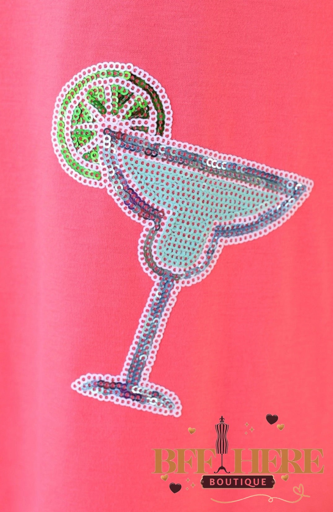 Margaritaville Sequin Patch Top by Jess Lea - BFF Here