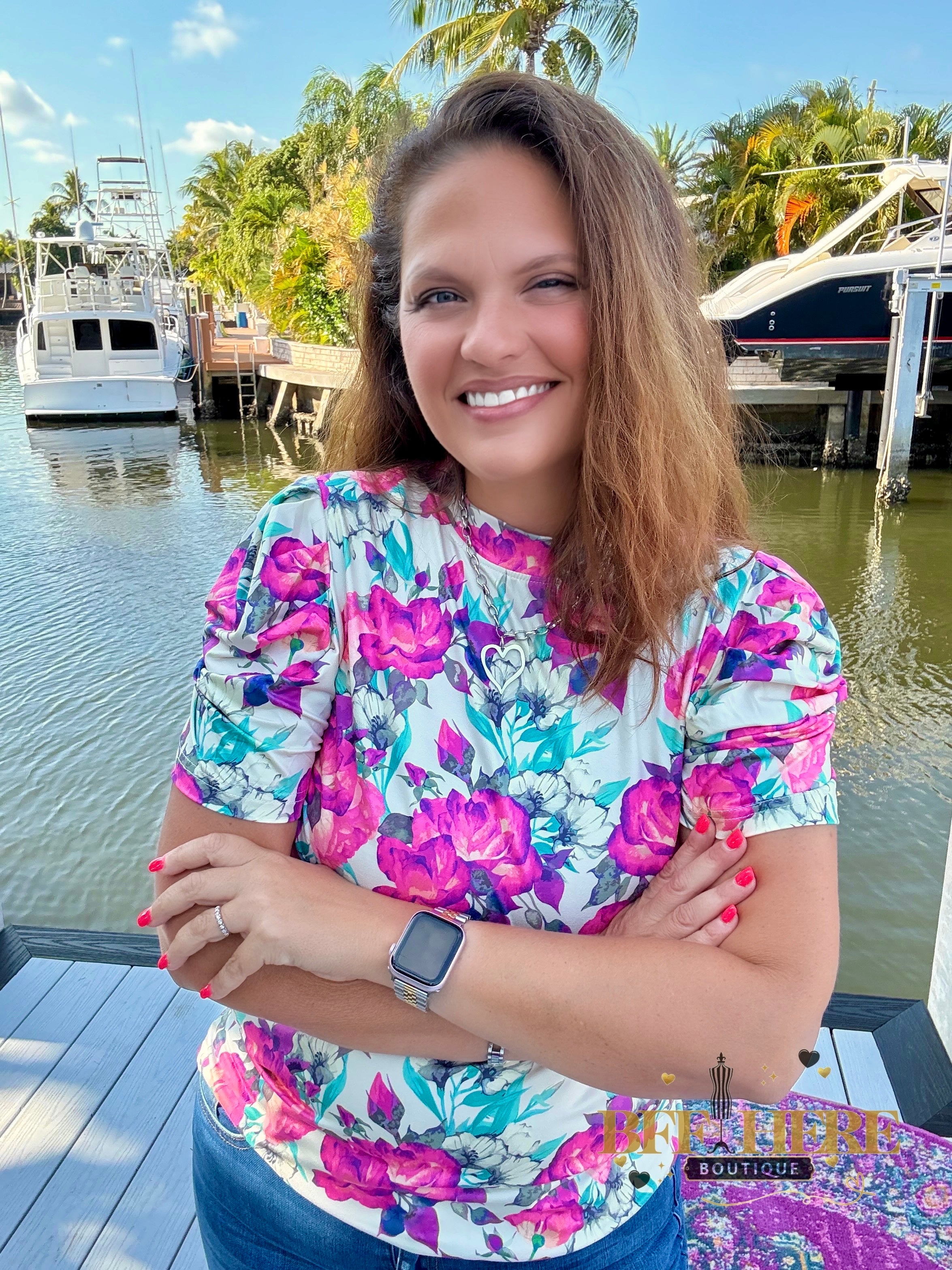 Life Is A Flower Top by Sterling Kreek - BFF Here