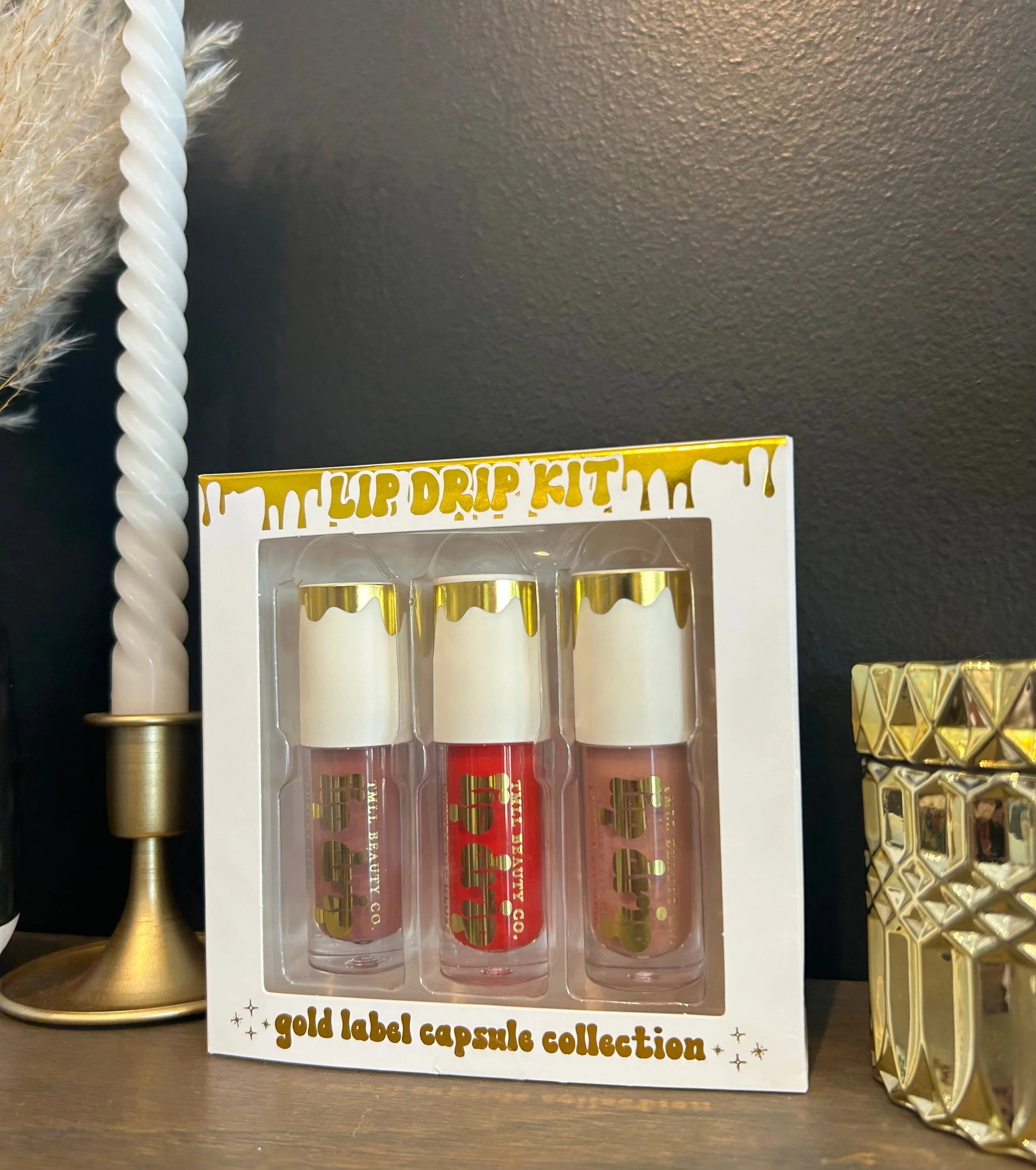 TMLL Gold Capsule Lip Drip Trio - Limited Edition by TMLL Beauty - BFF Here