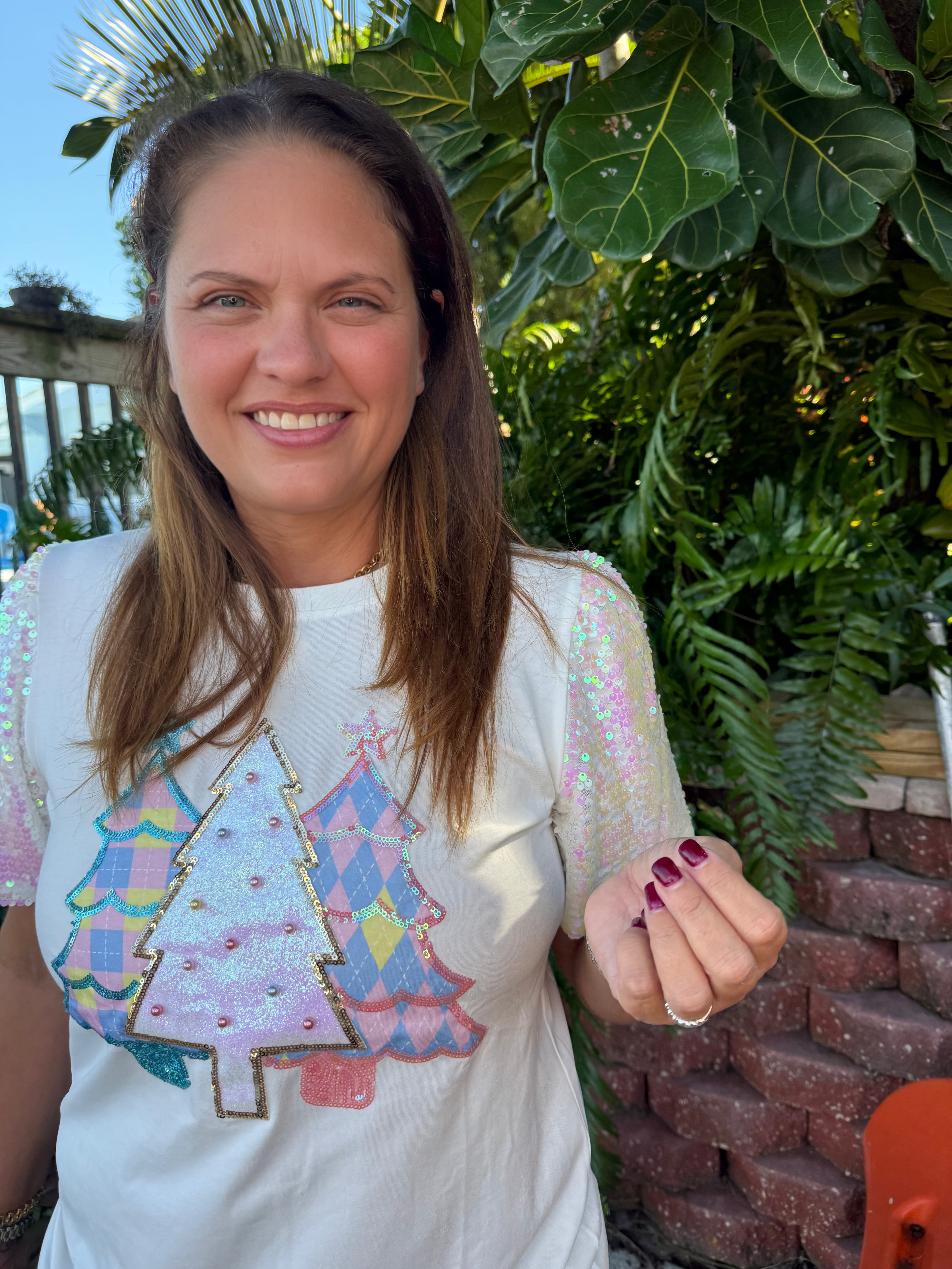 Festive Forest on Princess Top by Grace & Emma - BFF Here