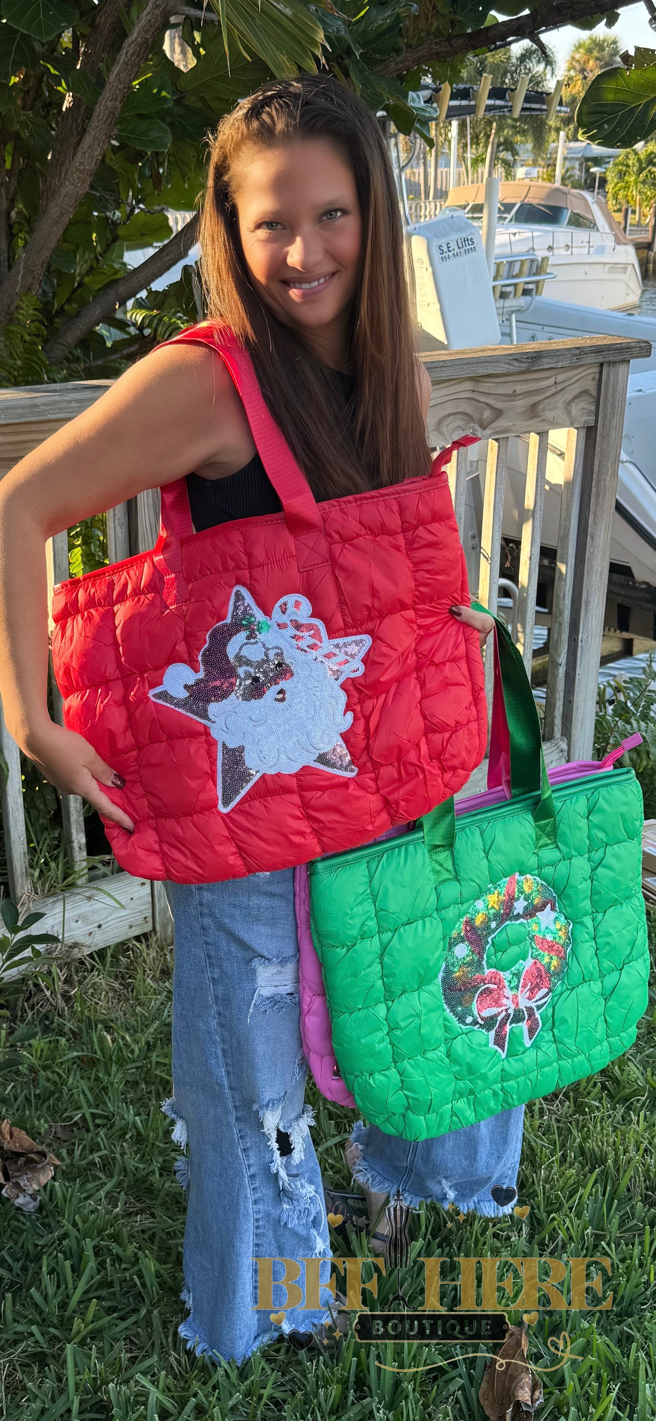 Christmas Puffer Bags by Blakeley - BFF Here