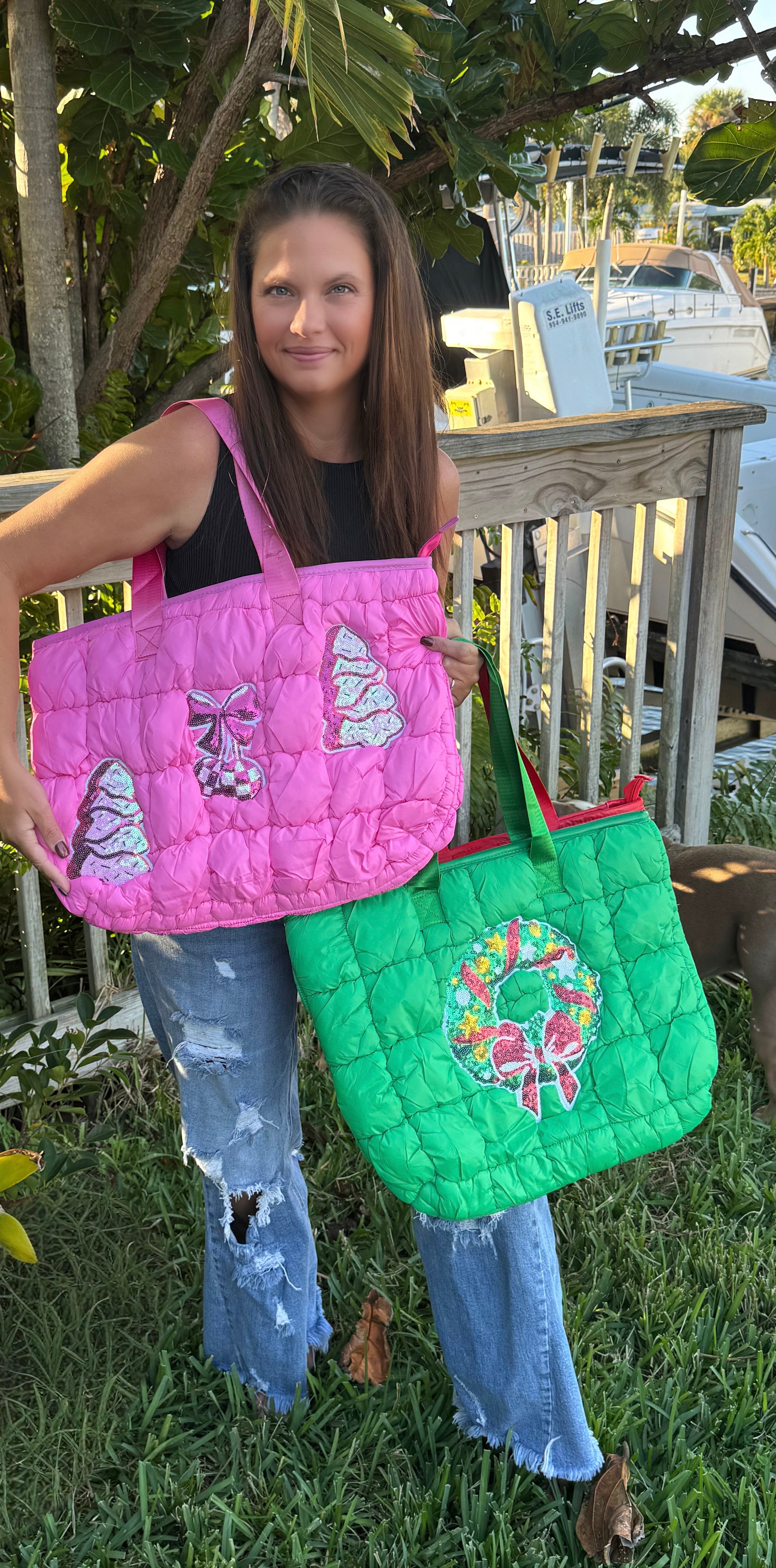 Christmas Puffer Bags by Blakeley - BFF Here