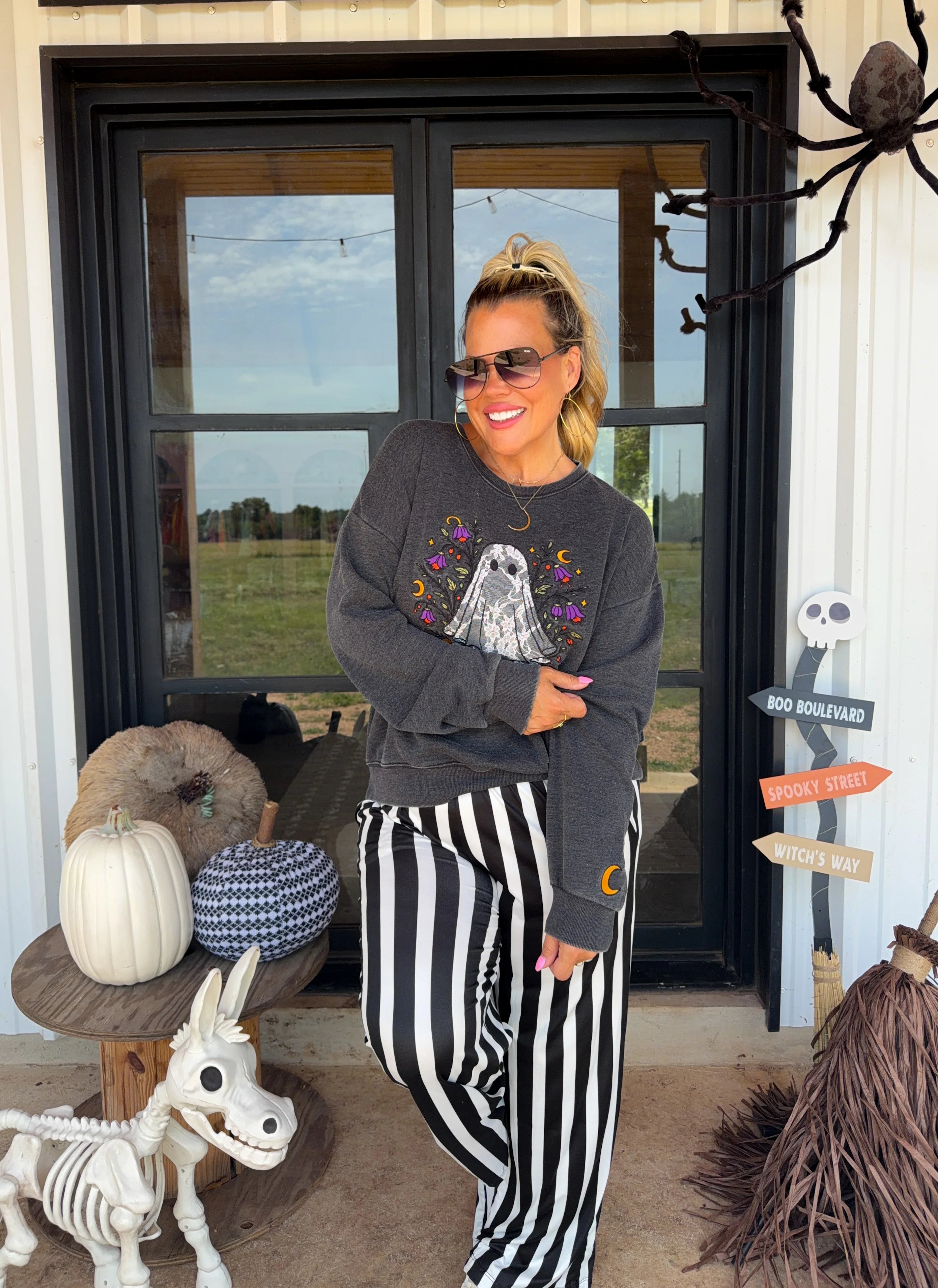 PREORDER: Ghost in Bloom Pullover by Blakeley (ETA: September )