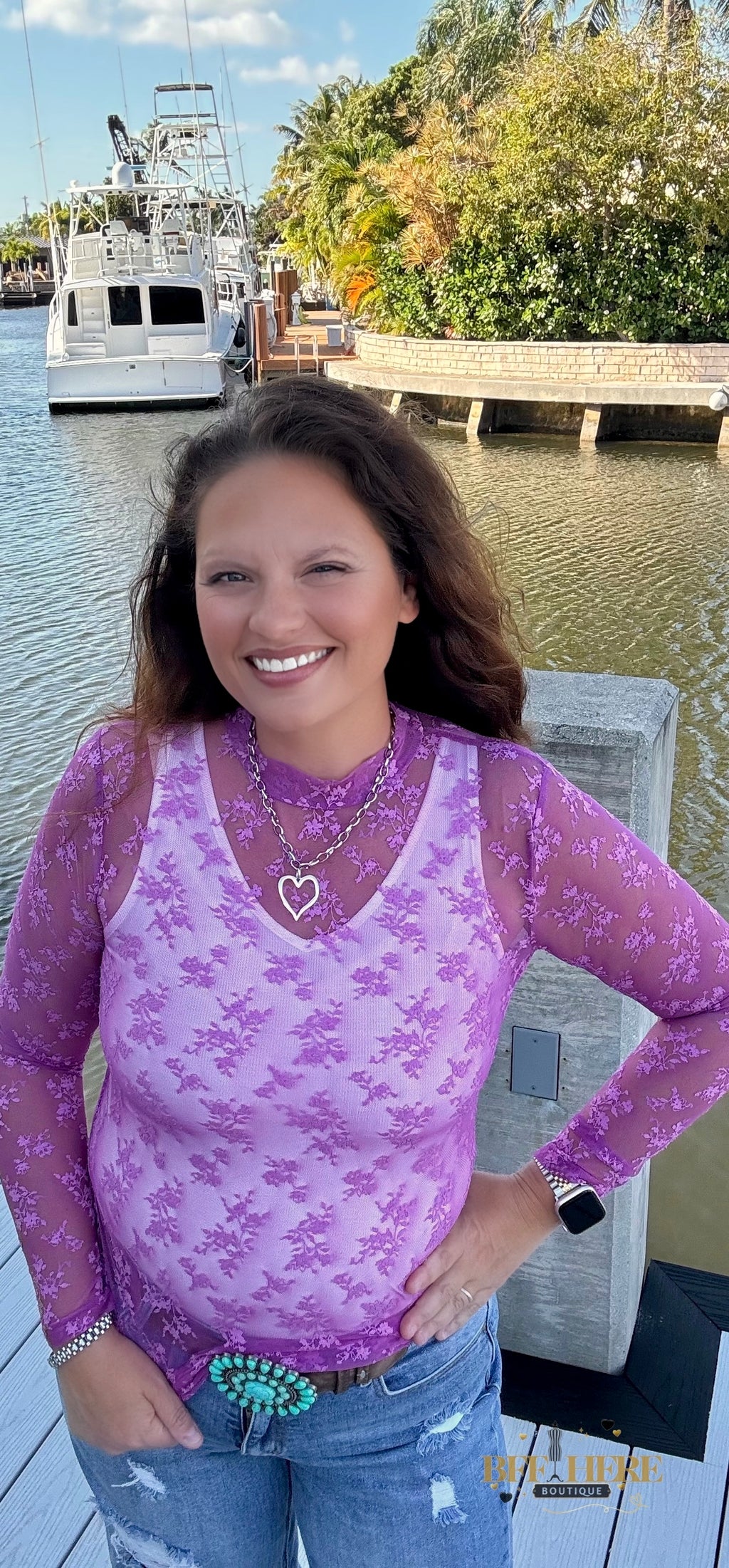 Purple Skies Lace Top by Sterling Kreek - BFF Here