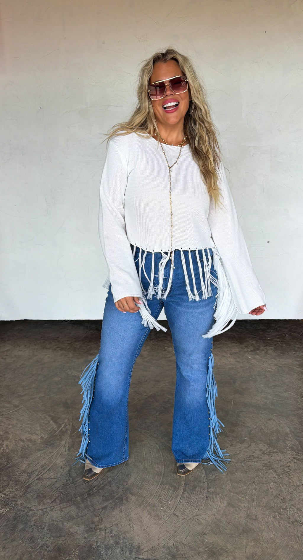 PREORDER: Fringe Benefits Top by Blakeley (ETA: December)