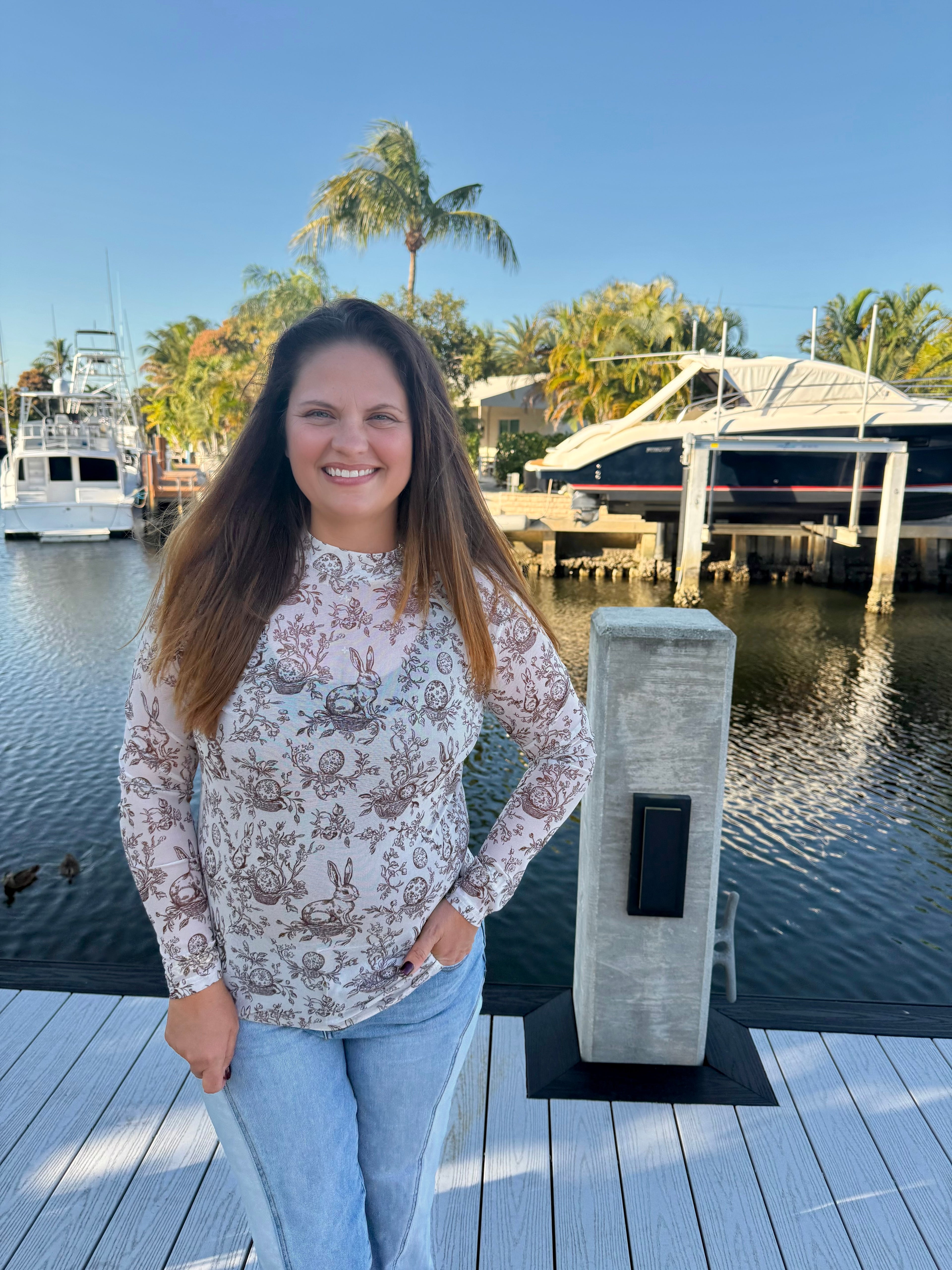 Cottontail Garden Mesh Top by Sterling Kreek - BFF Here