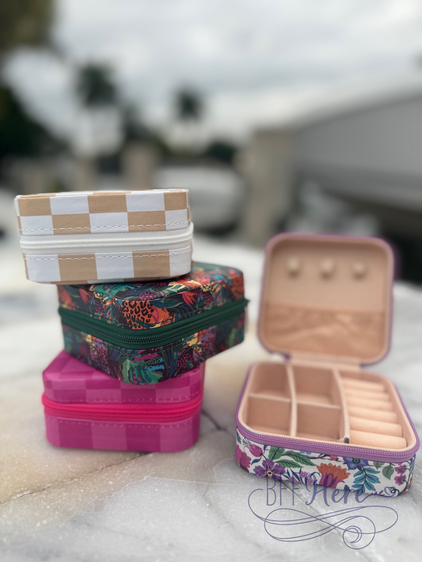 Travel Jewelry Case / Choice of Style - BFF Here