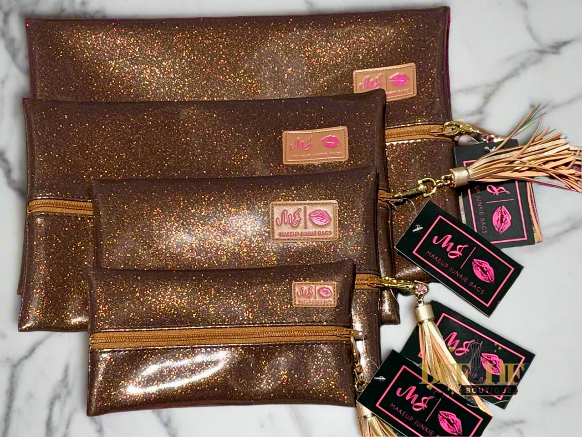 Glitter Burbon by Makeup Junkie Bags (Choice of Size) - BFF Here
