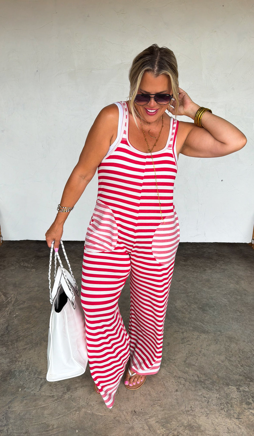 PREORDER- Ricki Stripe Terry Romper by Blakeley (ETA: August) - BFF Here