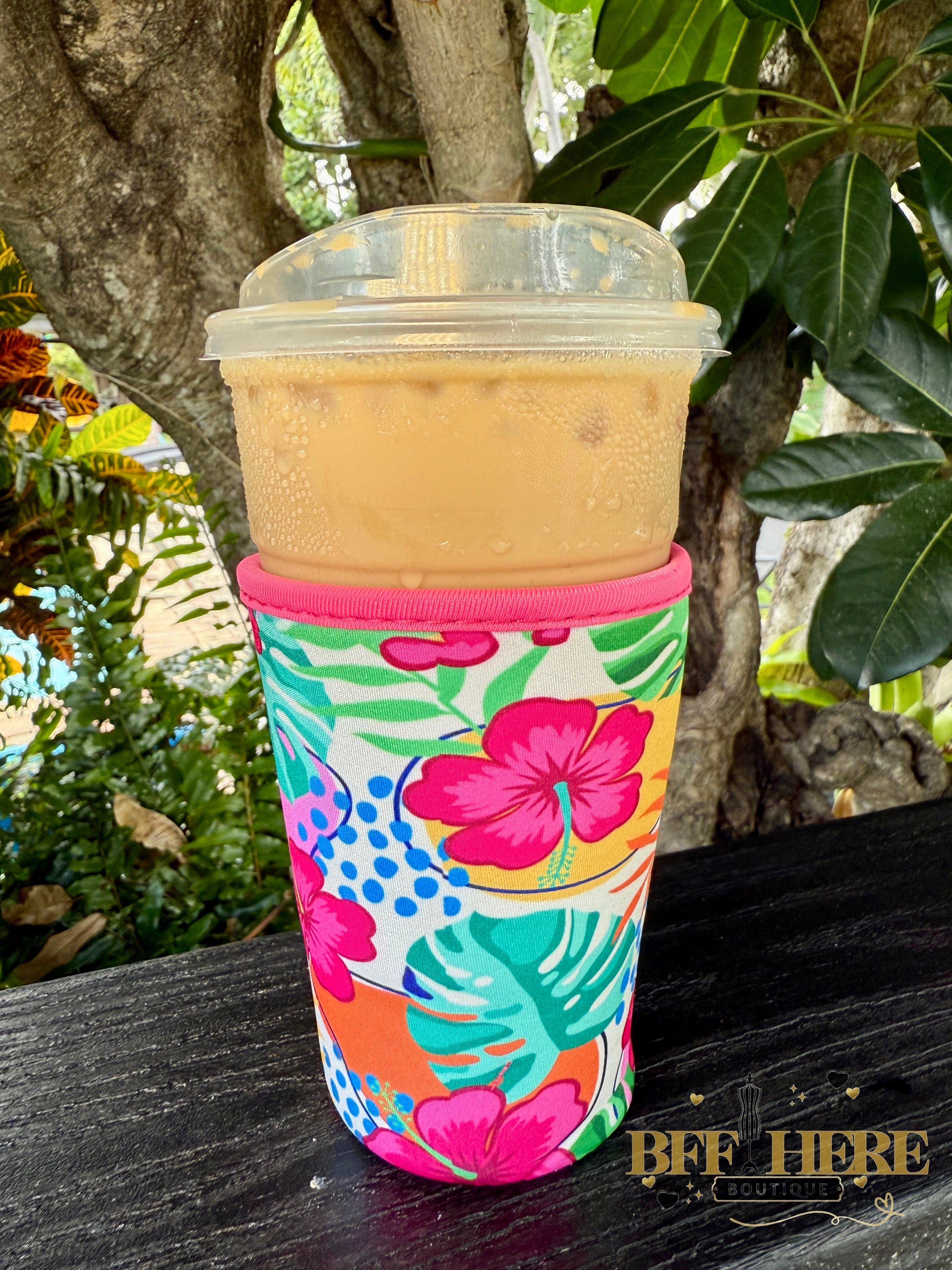 Drink Sleeve by Jess Lea / Tropical (Choice of Size) - BFF Here