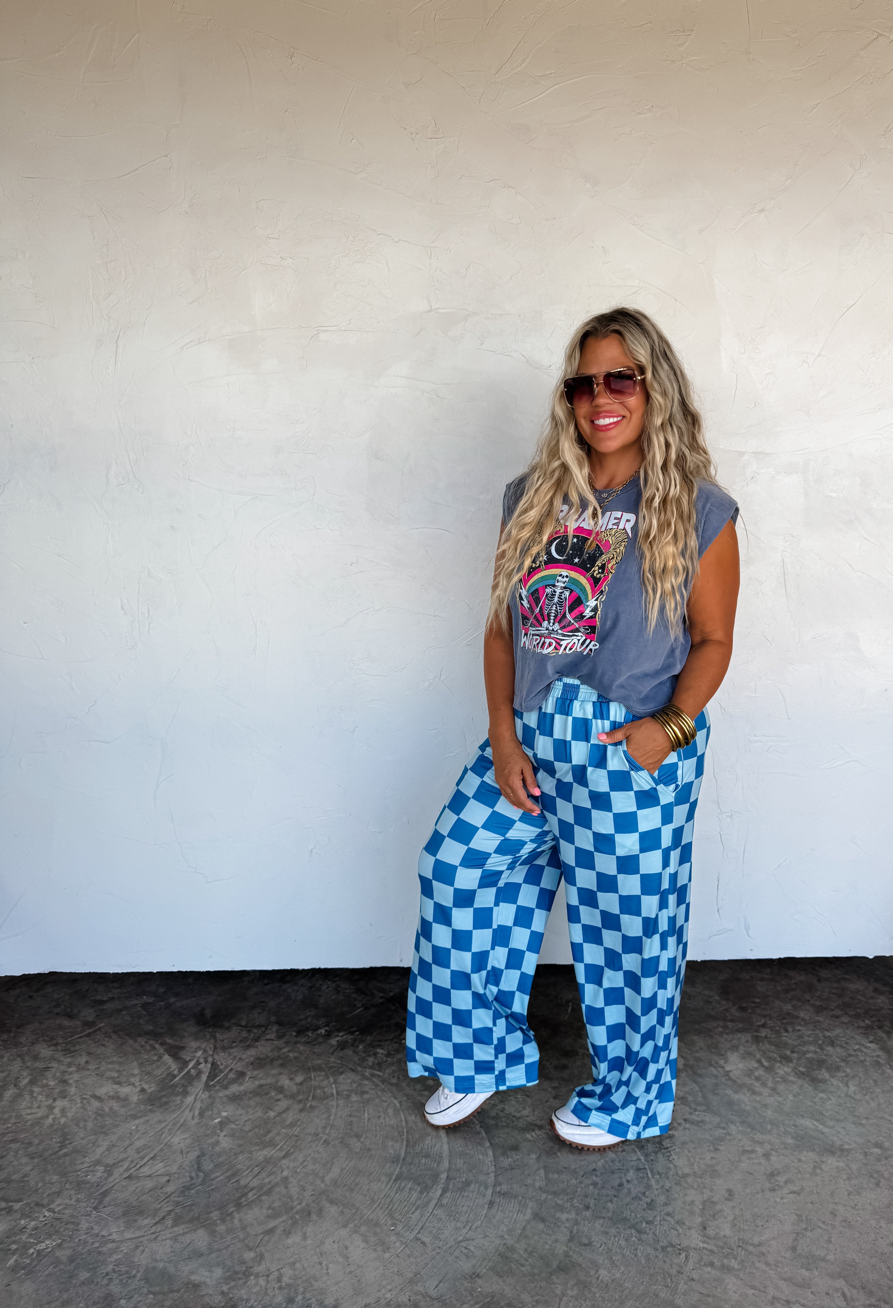 PREORDER: Checker Pop Pants by Blakeley (ETA: Beginning of September) - BFF Here