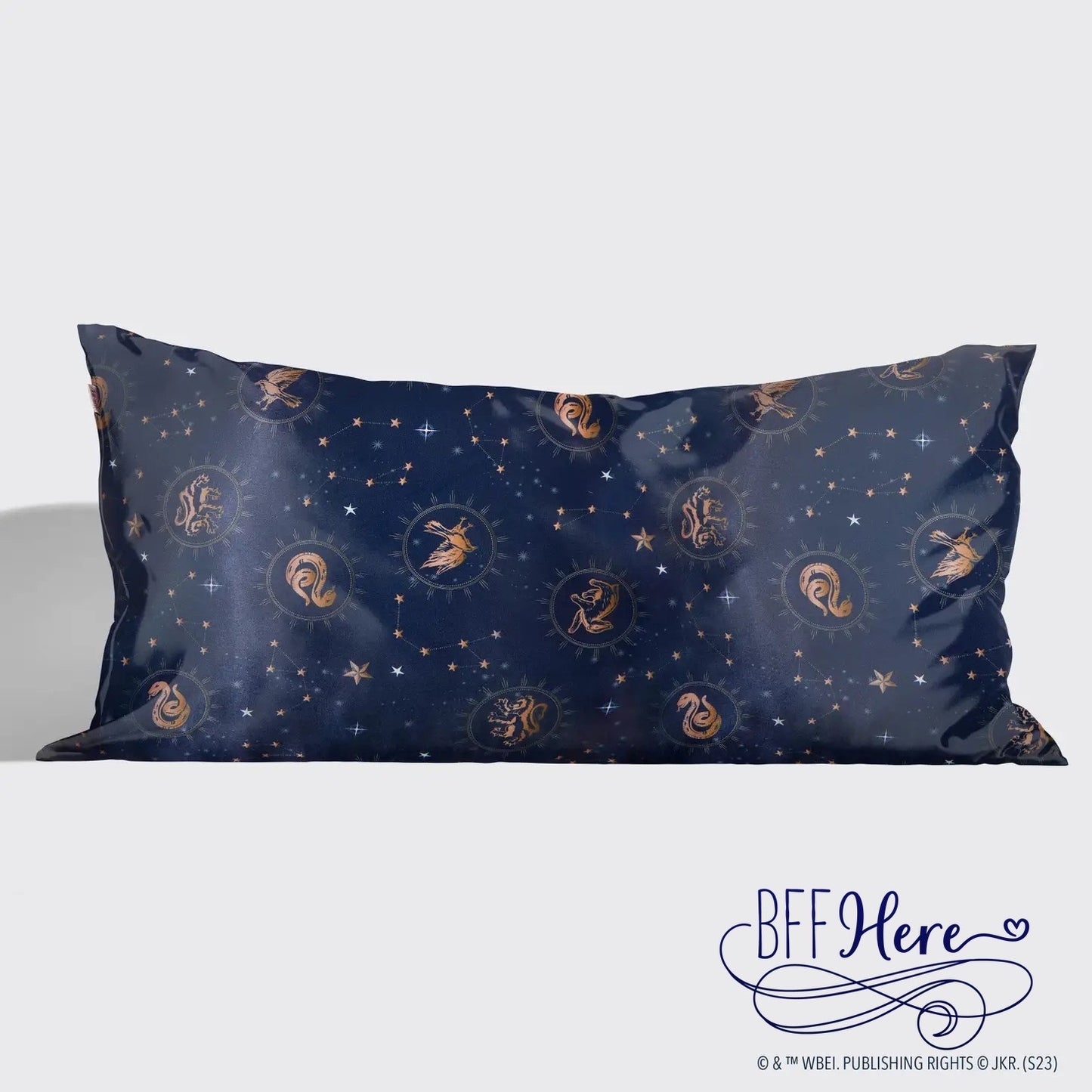 Harry Potter X Kitsch Satin Pillowcase- Midnight At Hogwarts / Choice of Style - BFF Here