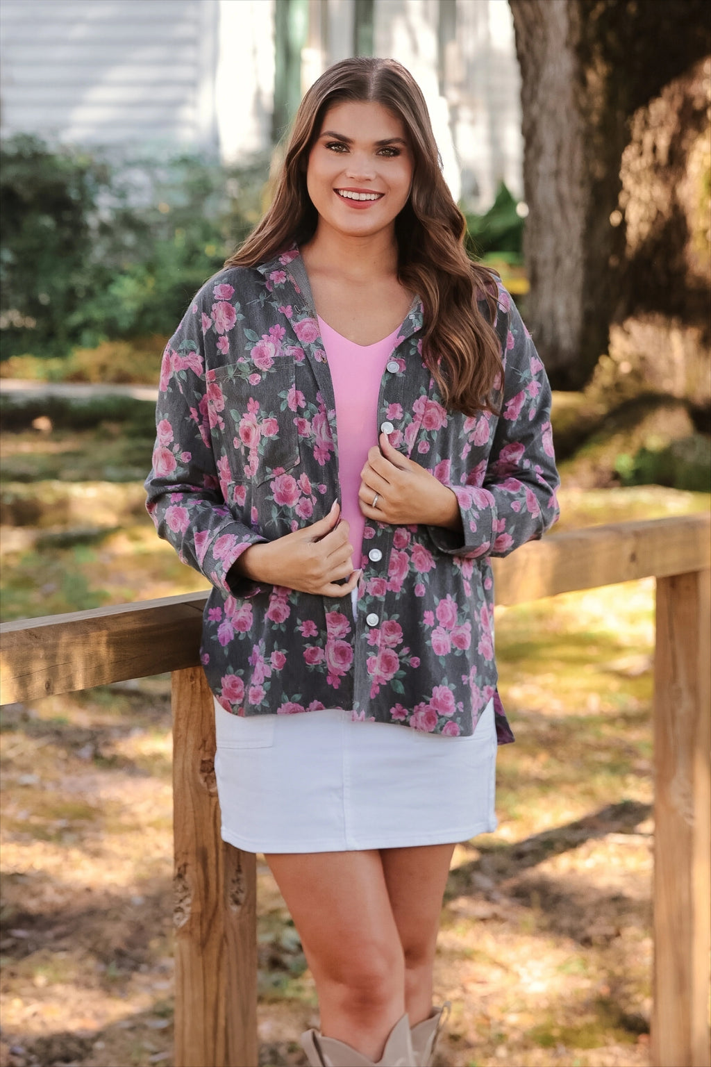 Rosie Refined Denim Shacket by Jess Lea - BFF Here