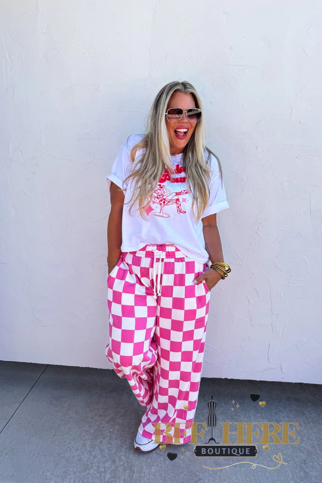 Girdy Girl Wide Leg Jogger by Blakeley - BFF Here