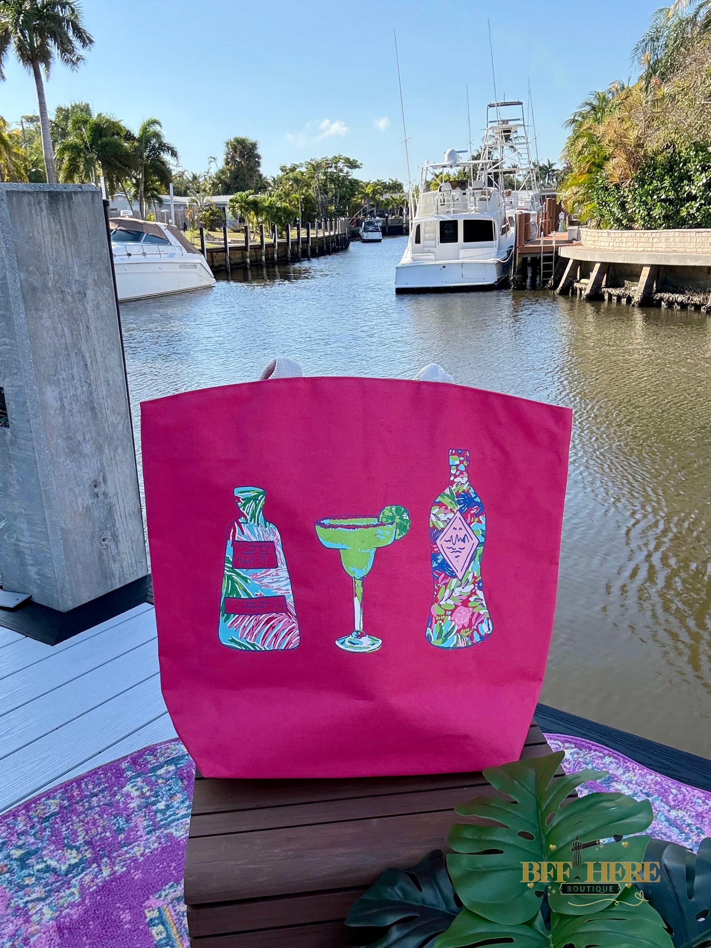 Tequila Sunrise Tropic Tote - BFF Here