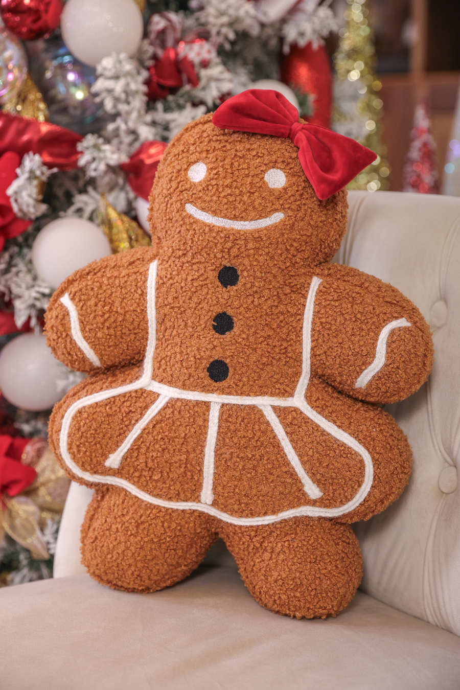 PREORDER: Ginny The Gingerbread Girl Pillow by Jess Lea (ETA: End of October) - BFF Here