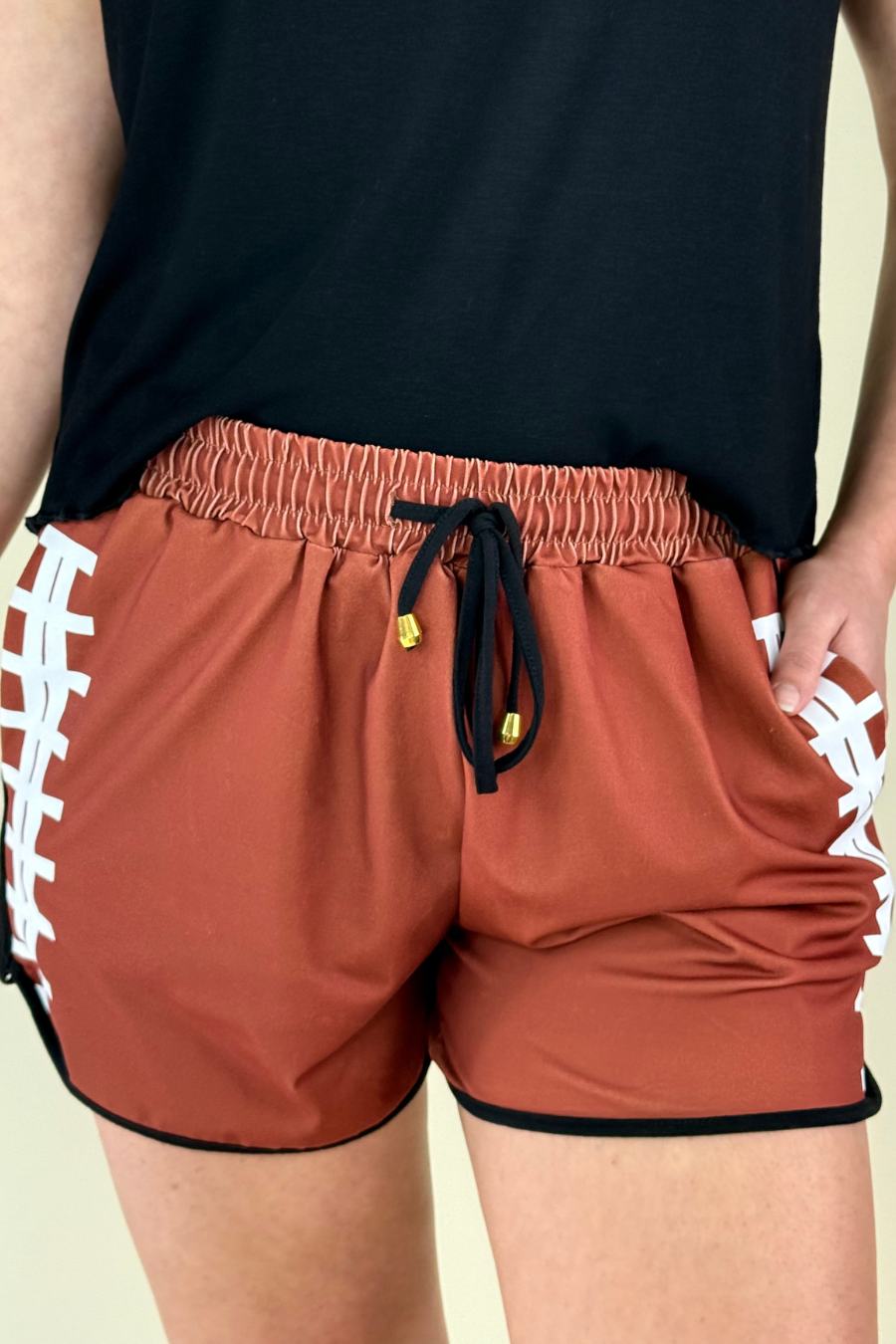 PREORDER: Touchdown Drawstring Everyday Shorts by Jess Lea (ETA: July)