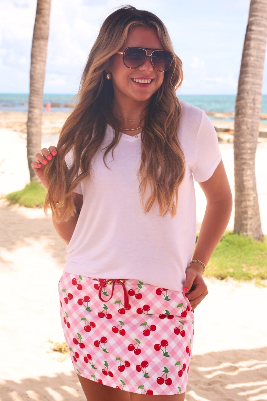 PREORDER: Cherry Picnic Skort by Jess Lea (ETA: February) - BFF Here