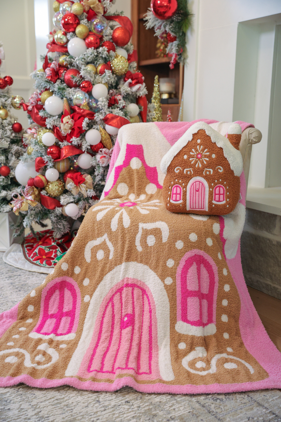 PREORDER: Whimsical Gingerbread House Blanket by Jess Lea (ETA: End of October) - BFF Here