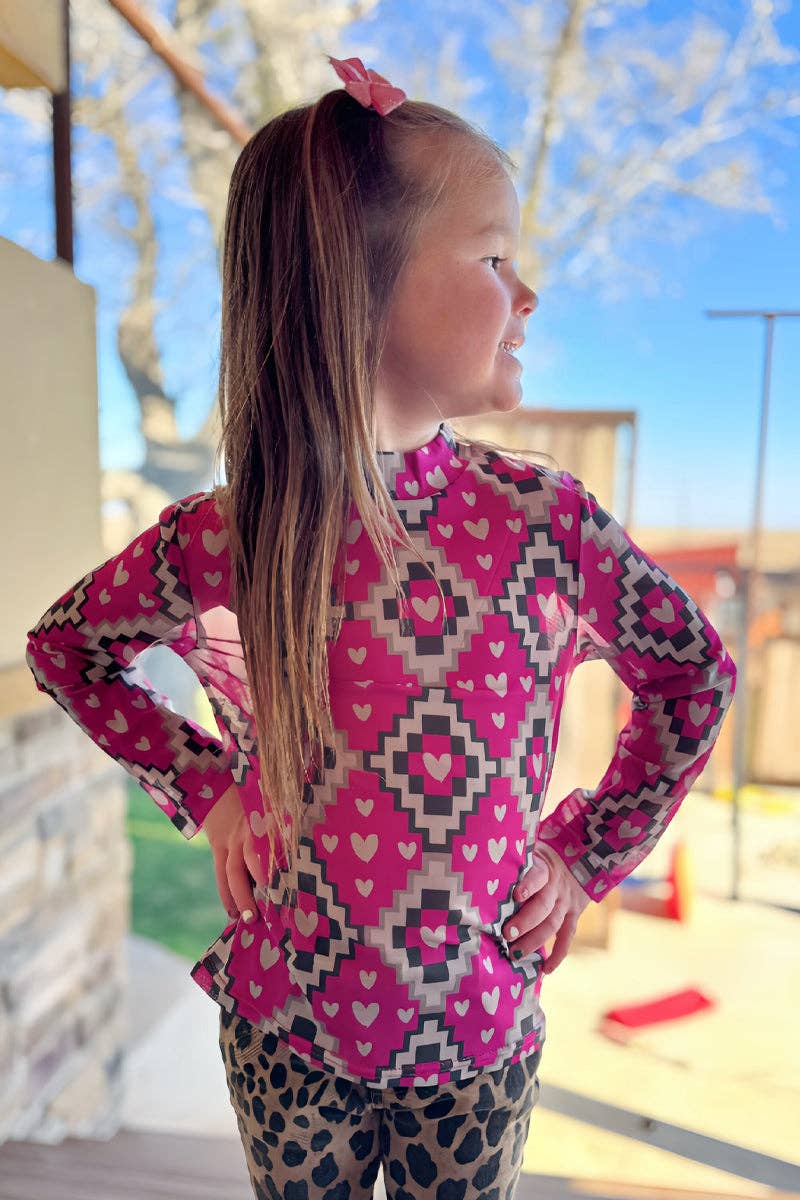 Struck By Cupid Mesh Top / Kids by Sterling Kreek - BFF Here