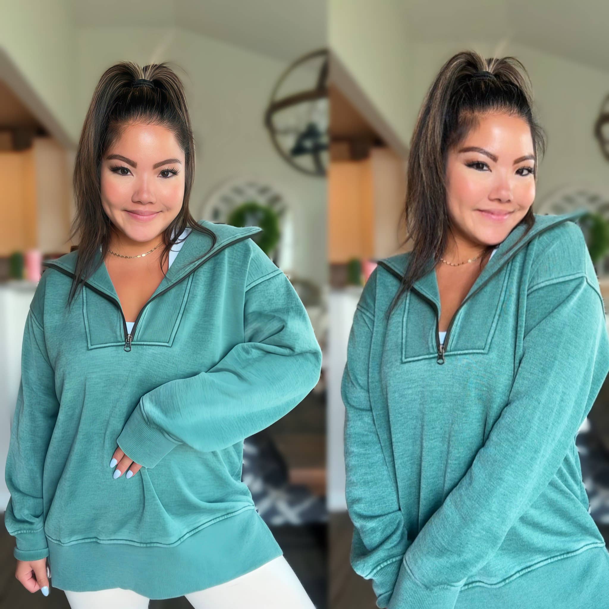 PREORDER: New Bestie- Isabella Half Zip Pullover by JadyK (Ships End of October) - BFF Here