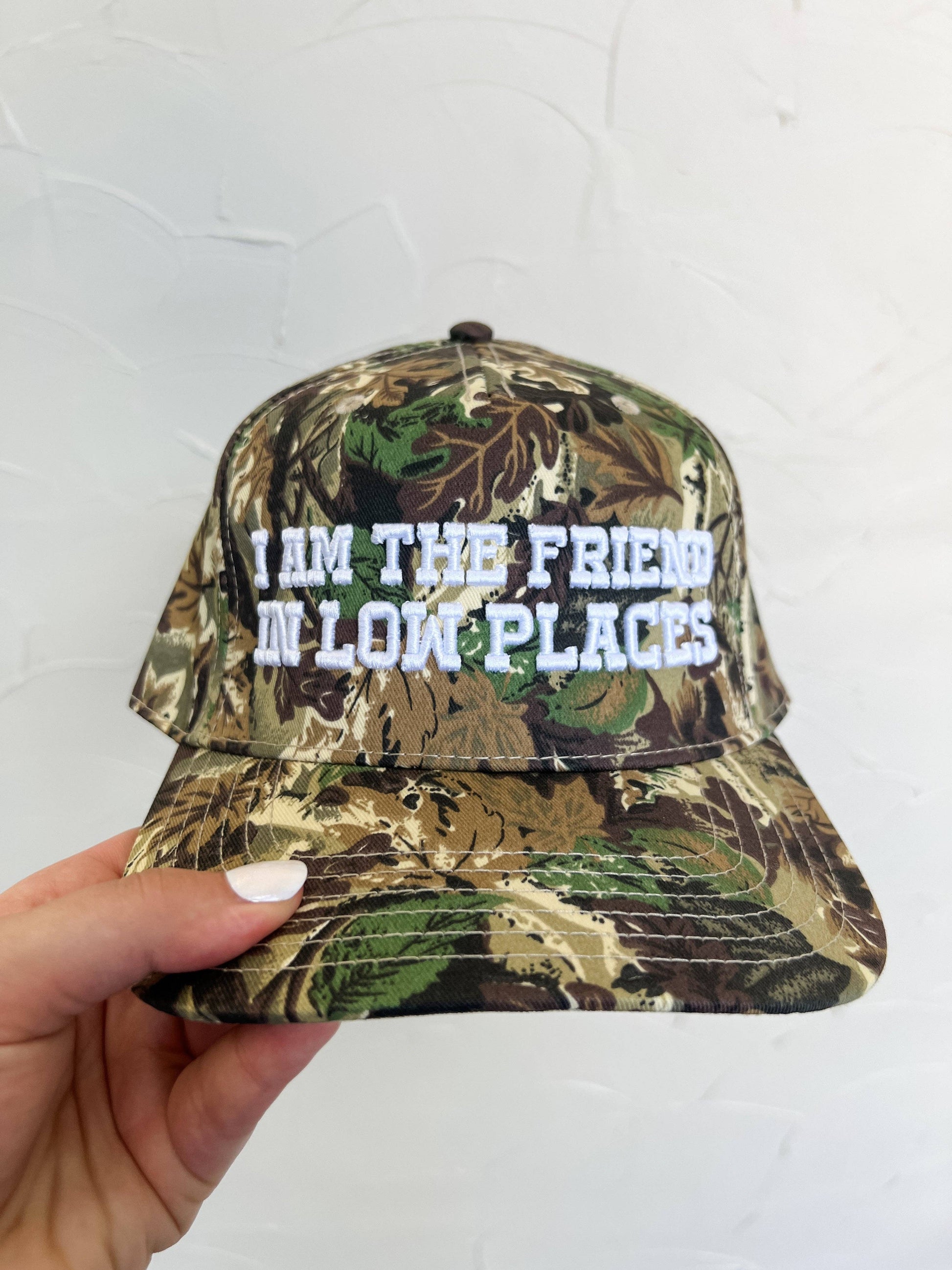 Friend in Low Places Camo Cap - BFF Here