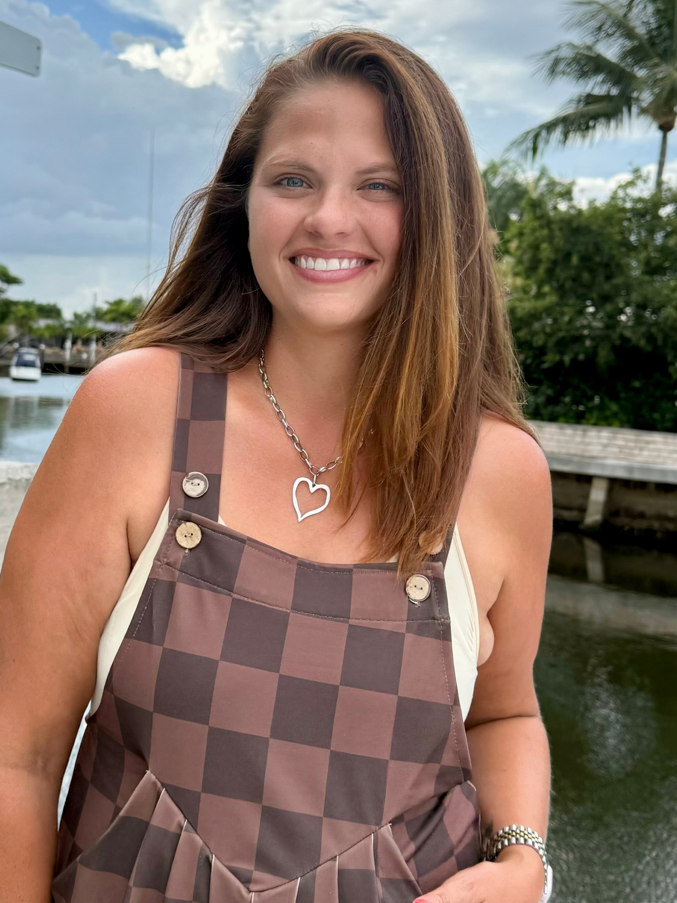 Everyday Overall Shorts- Chocolate Checkered by Jess Lea - BFF Here