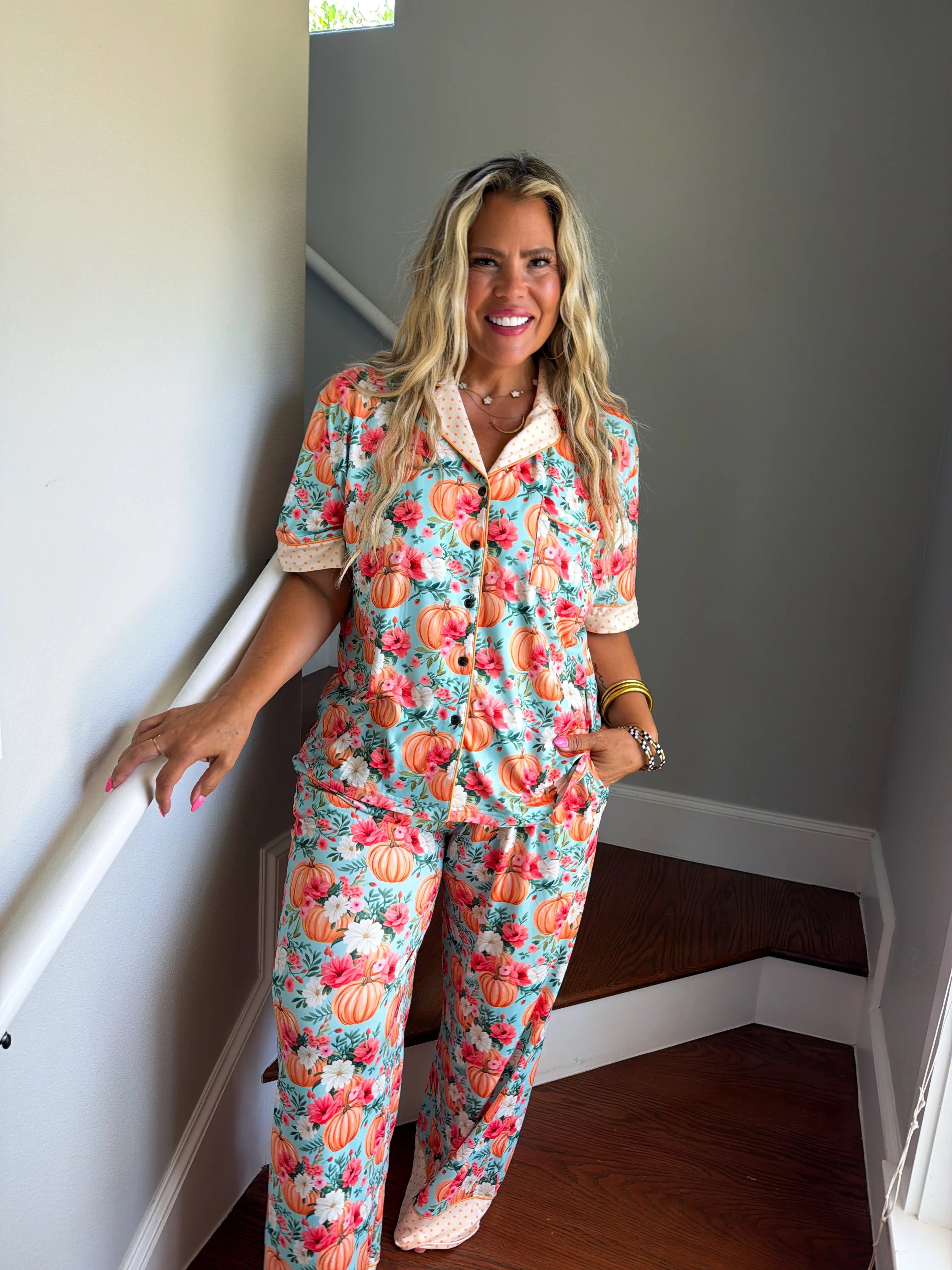 PREORDER: Home Gathering Luxe PJ Set by Blakeley (ETA: October)