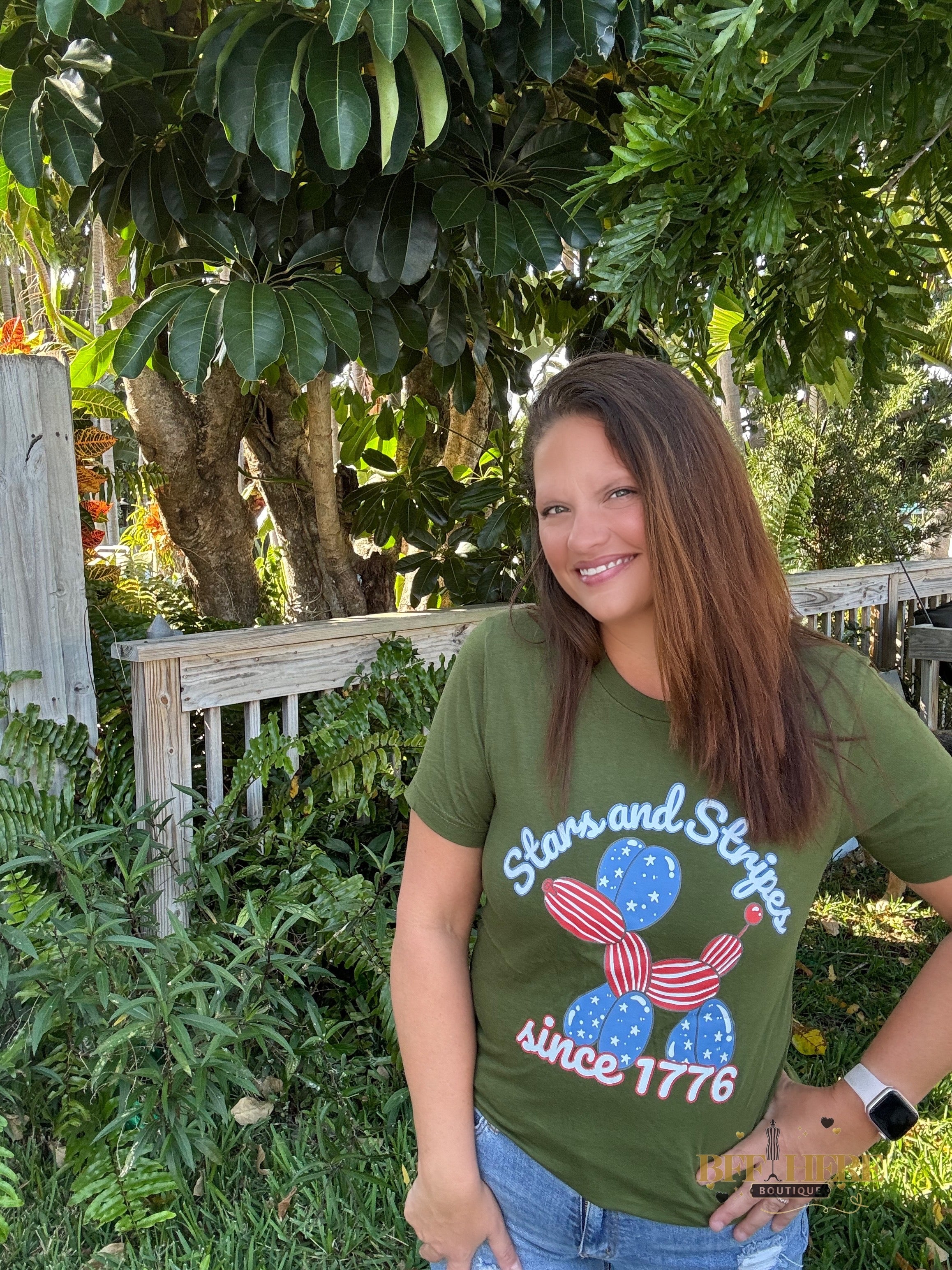 All-American Balloon Dog Tee - BFF Here