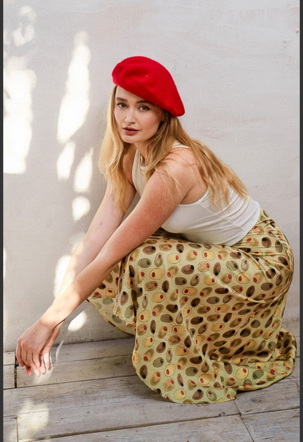 Olive You Forever Midi Skirt by Jade by Jane