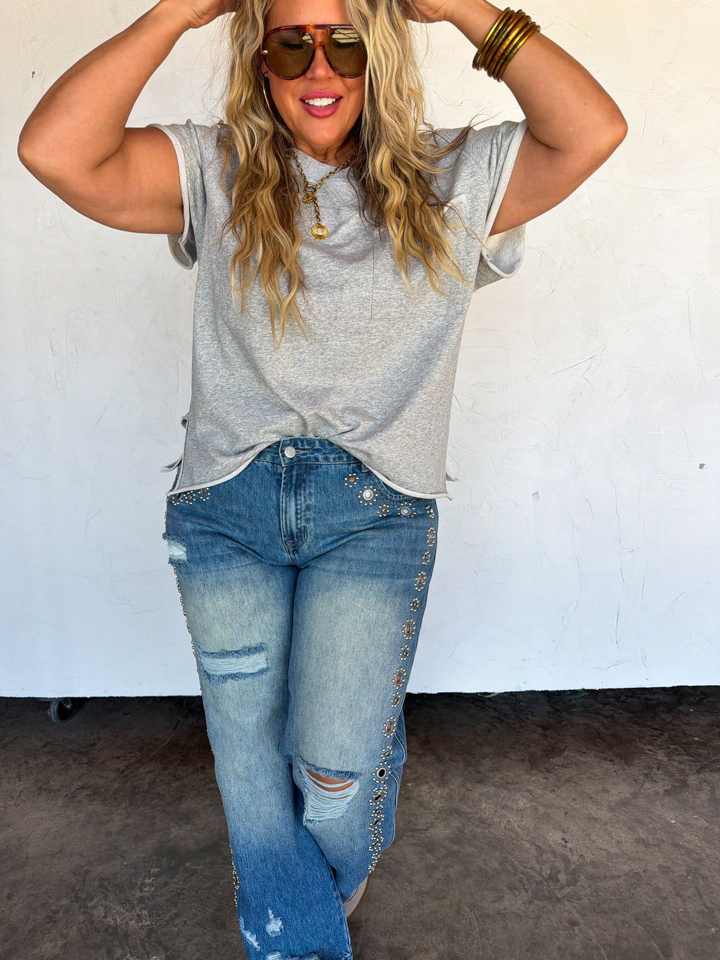 PREORDER: The Jagger Studded Jeans by Blakeley (ETA: January) - BFF Here
