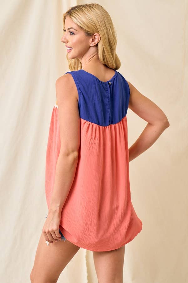 Sunset Blooms Crochet Top - BFF Here