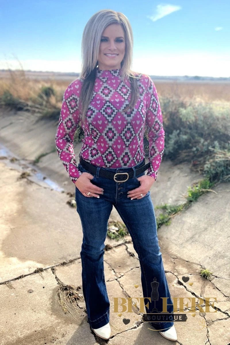 Struck By Cupid Mesh Top by Sterling Kreek - BFF Here