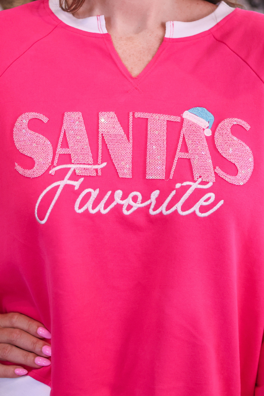 PREORDER: Santa’s Favorite French Terry Pullover by Jess Lea (ETA: September)