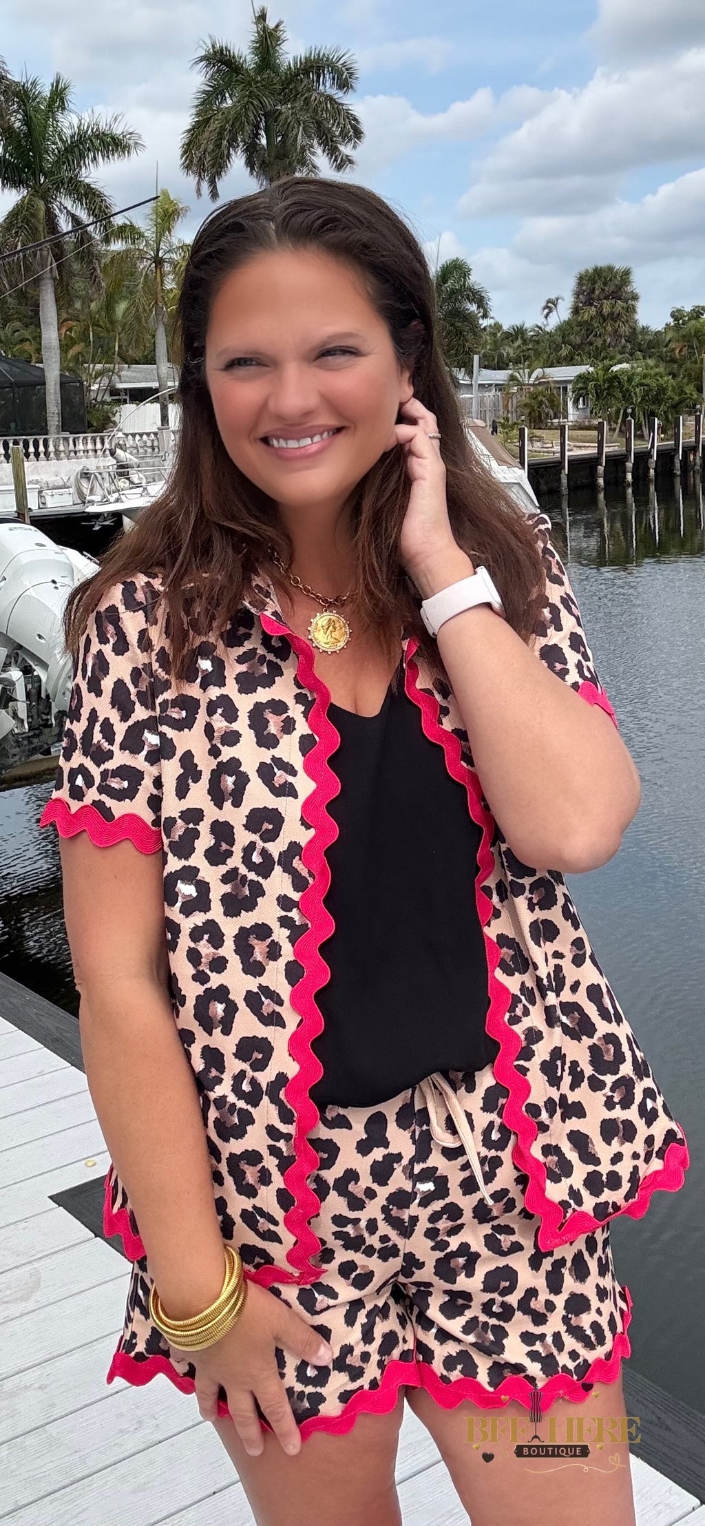 Savannah Textured Ric Rac Set / Leopard by Jess Lea - BFF Here