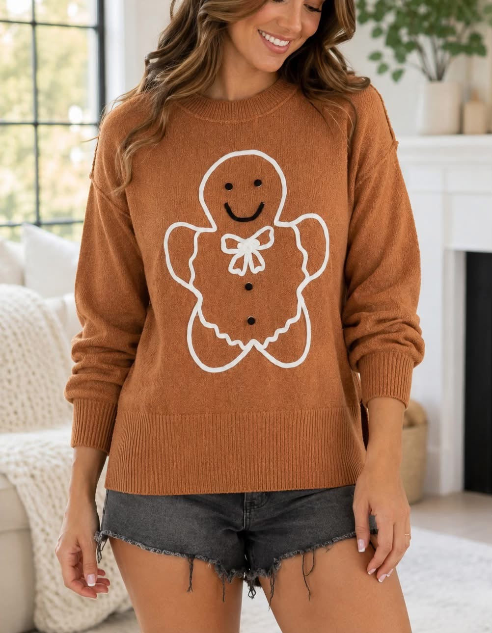 PREORDER: Gingerbread Kisses Sweater (ETA: September)