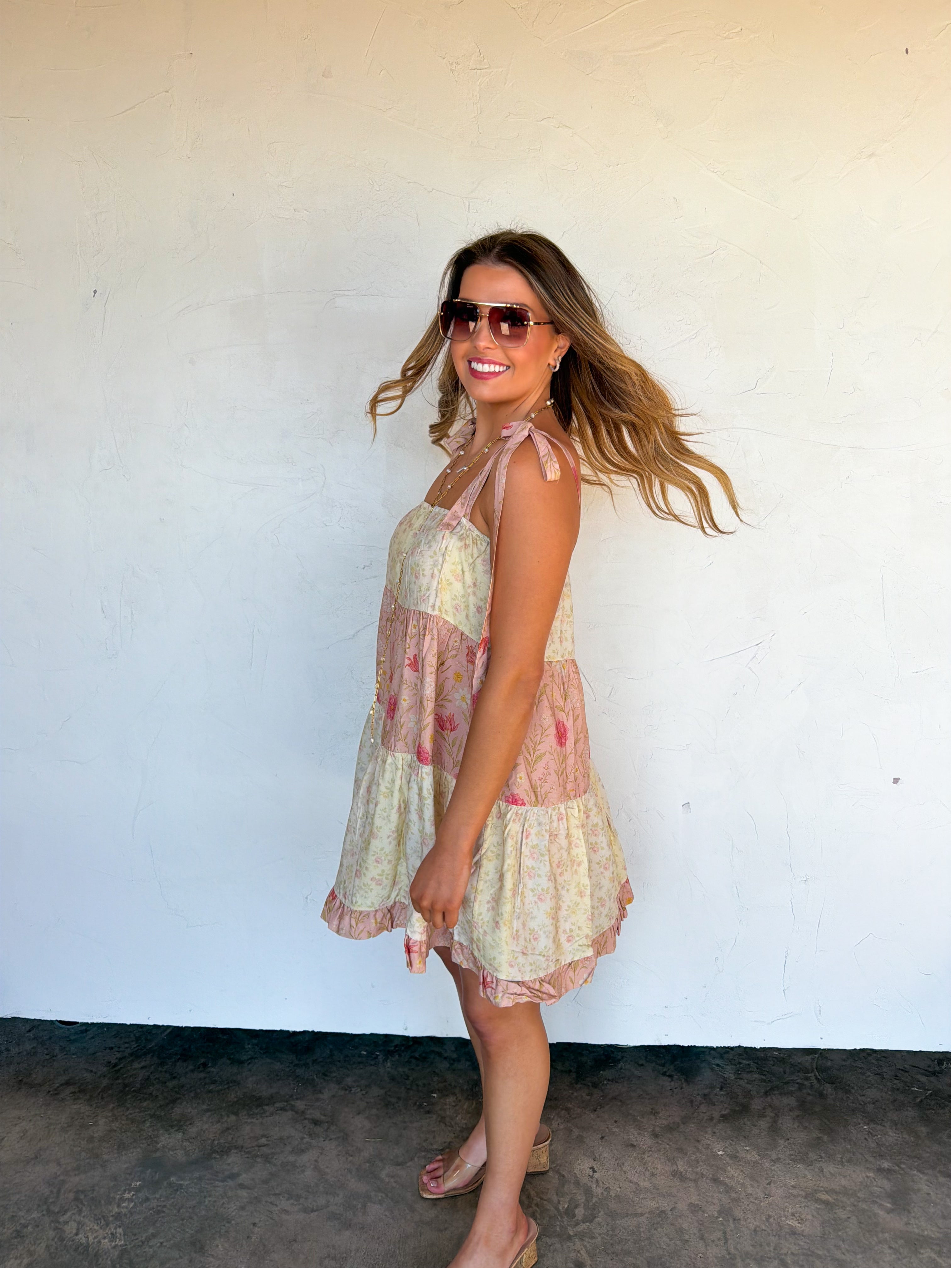 PREORDER- GARDEN PARTY FLORAL DRESS - BFF Here