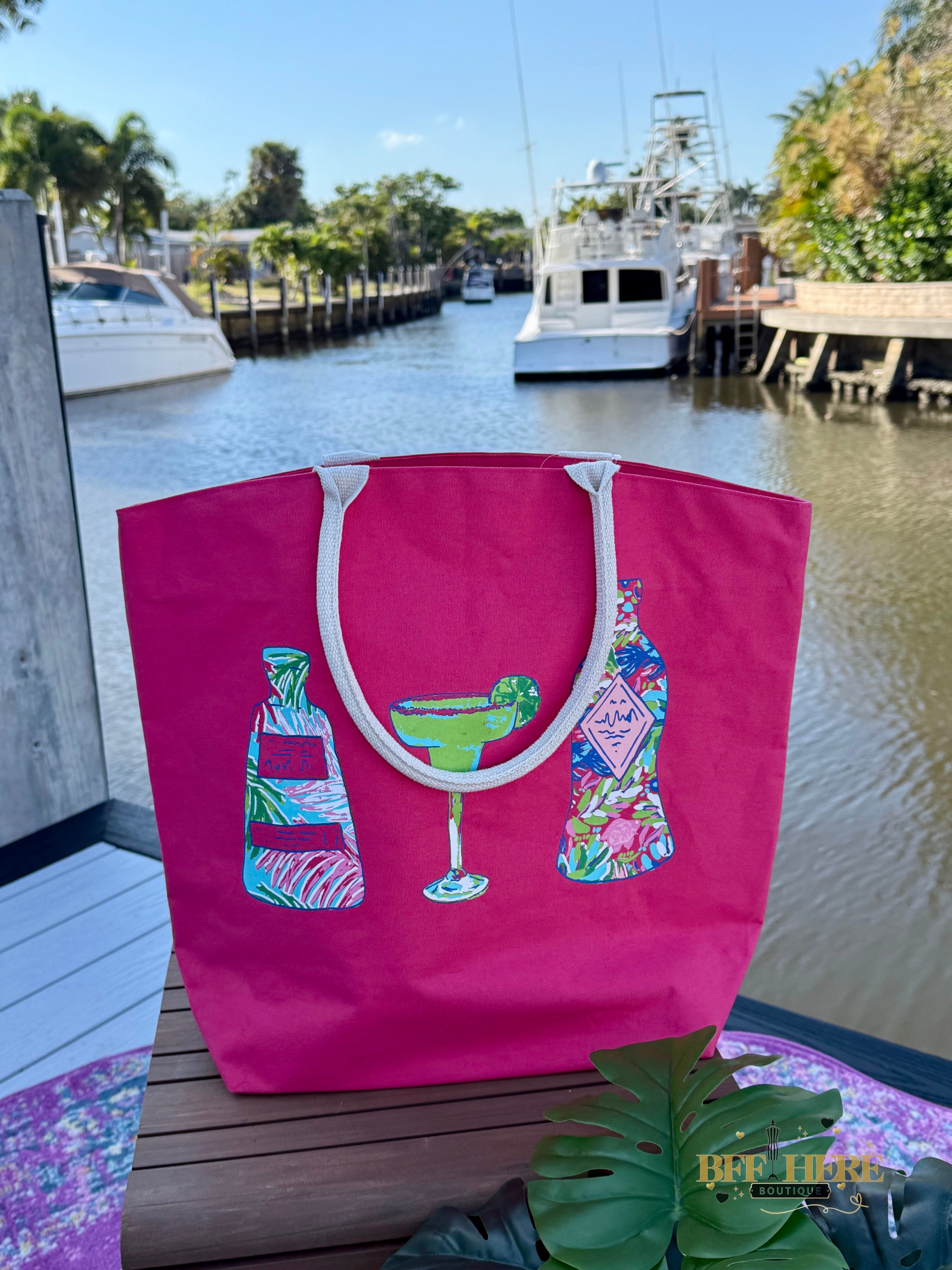 Tequila Sunrise Tropic Tote - BFF Here