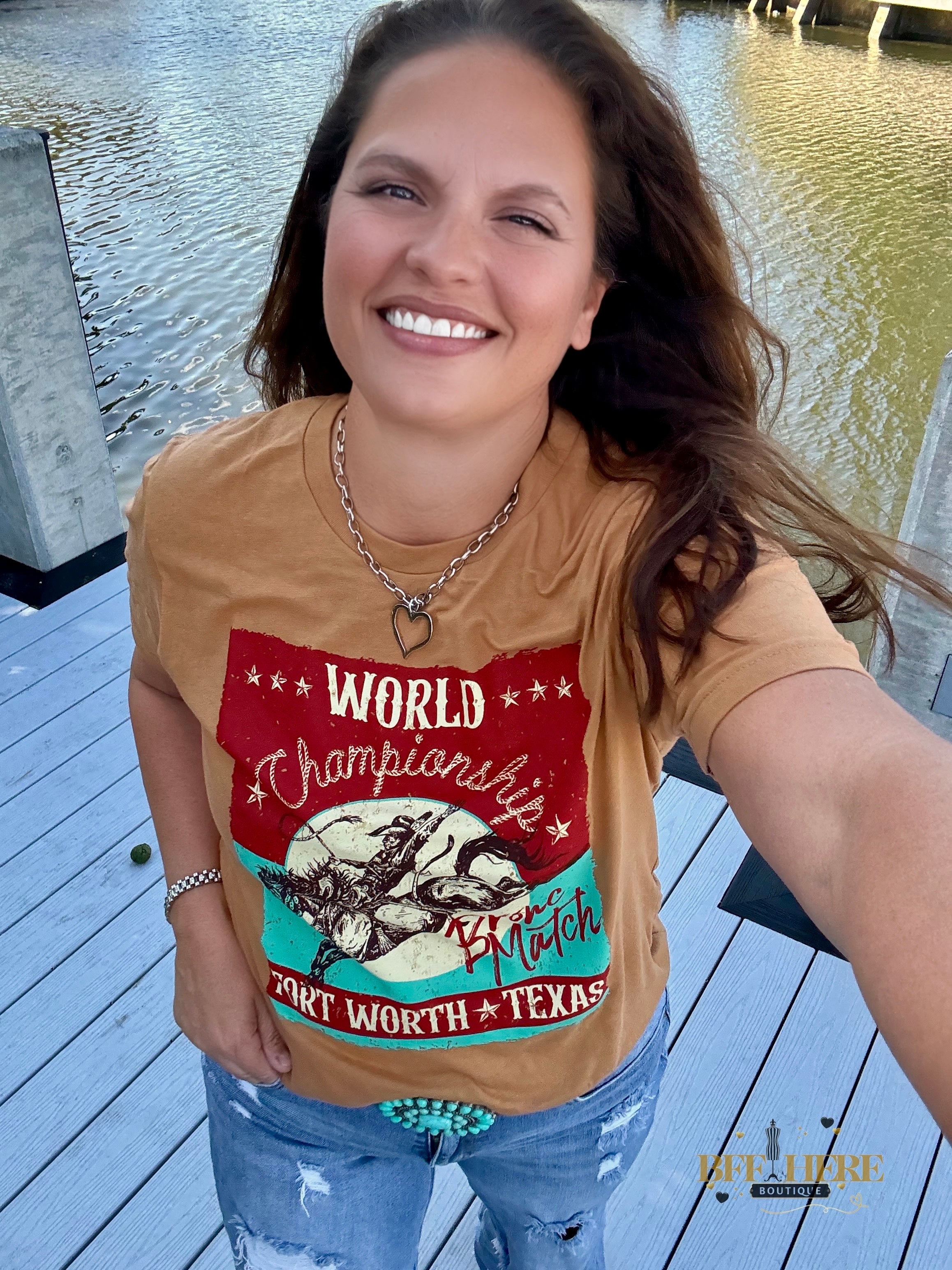 Bronc Match Tee - BFF Here