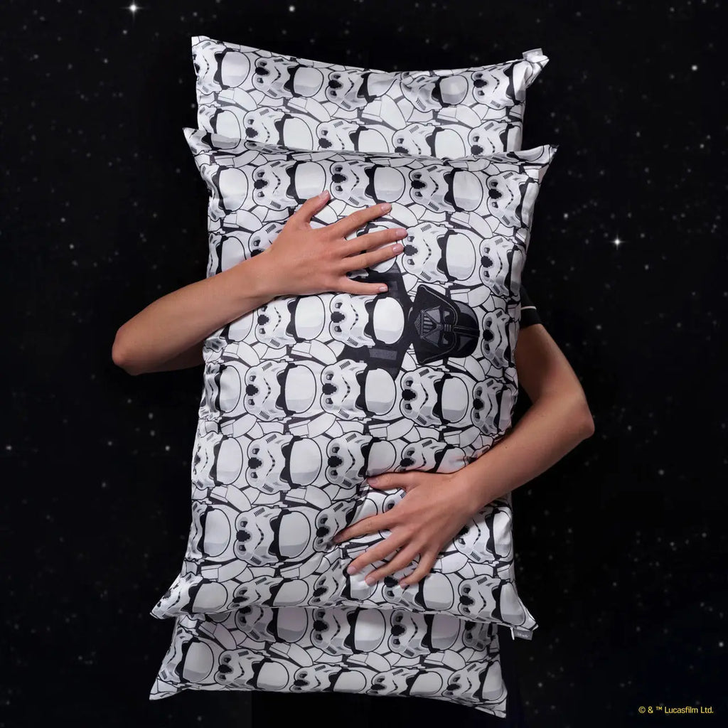 Star Wars™ & Kitsch Satin Pillowcase in Darth Vader & Stormtroopers (Ships Mid December)