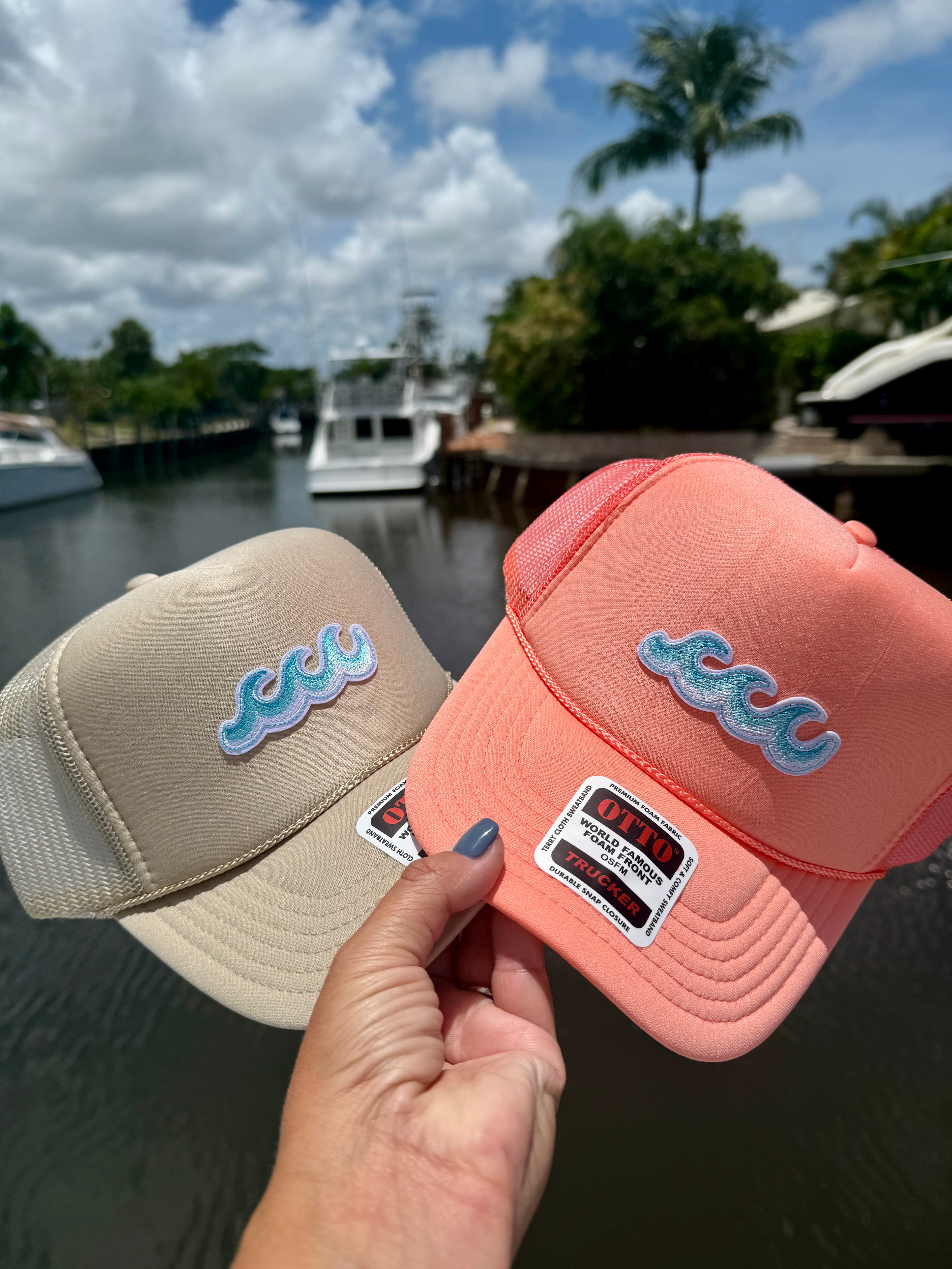 Waves Trucker Hat - BFF Here